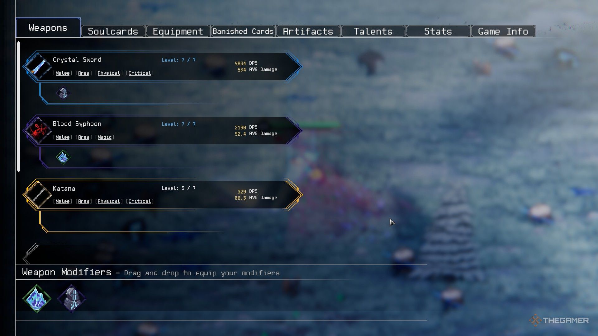 Katanas DP: er jämförs med två andra melee -vapen i skurkgener.
