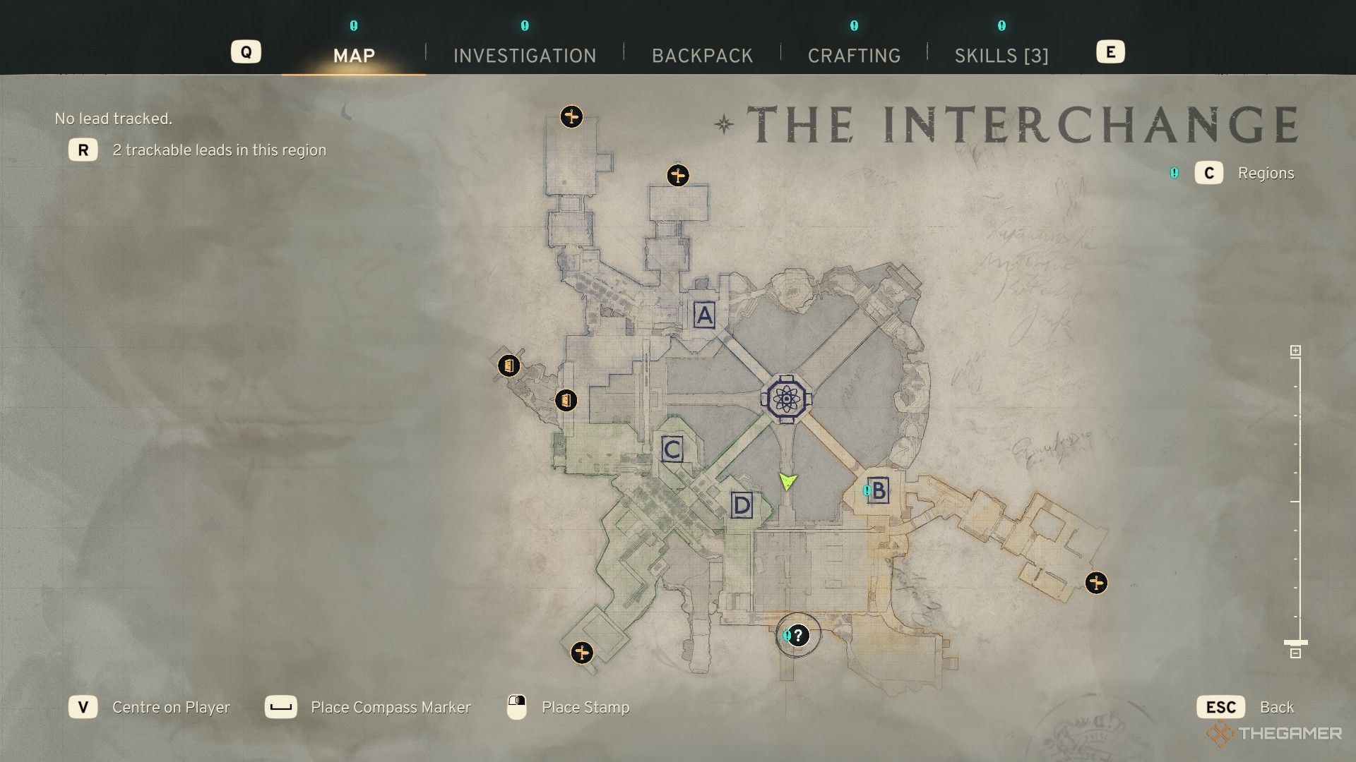 the map of the interchange in atomfall.
