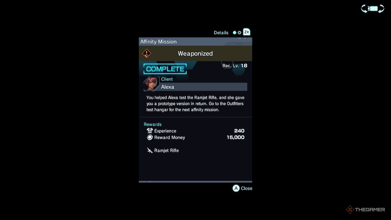 Zenoblade Chronicles X -final Edition Rewards Rewards Mission Mission.
