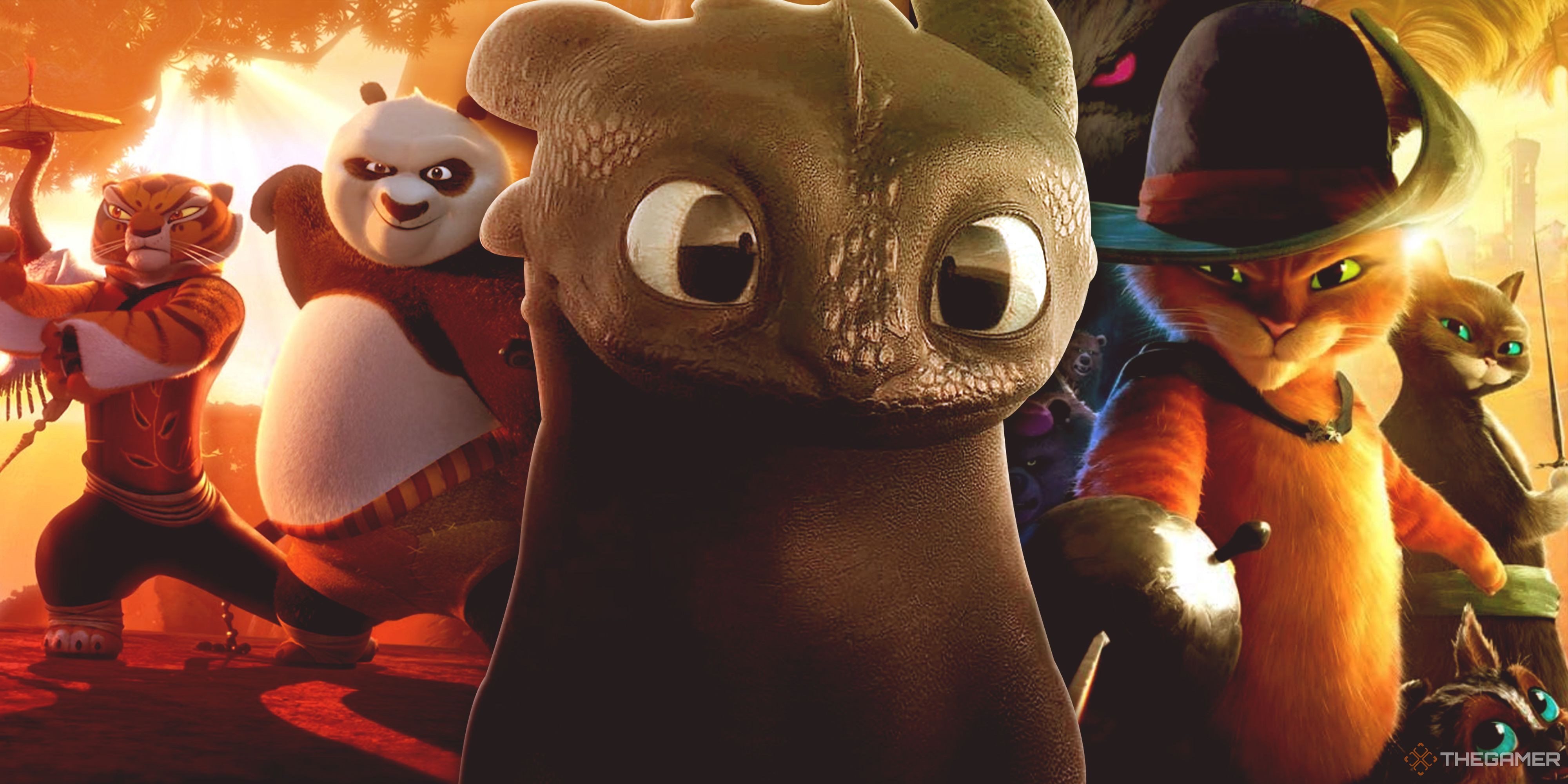 Kung Fu Panda 2, How To Train Your Dragon and Puss In Boots: The Last Wish.
