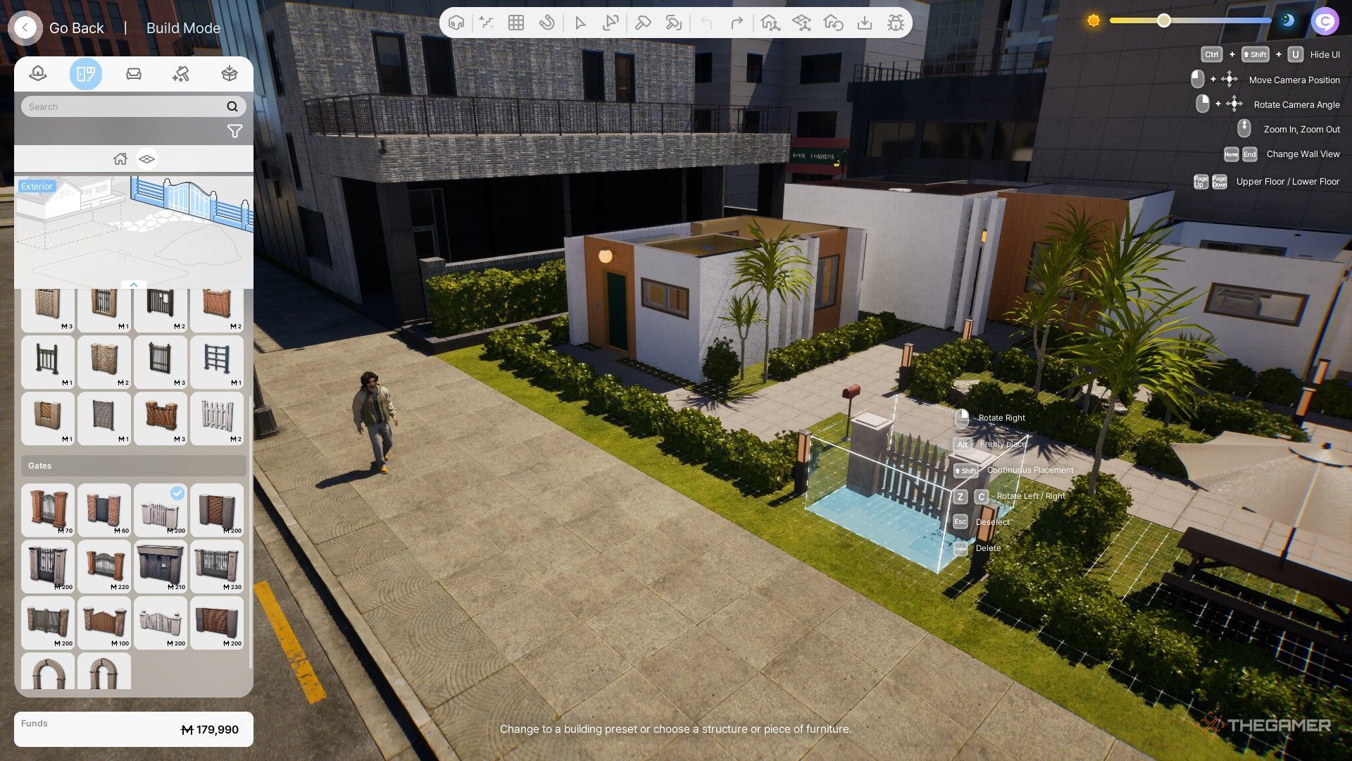The image shows the player building exterior in InZoi.