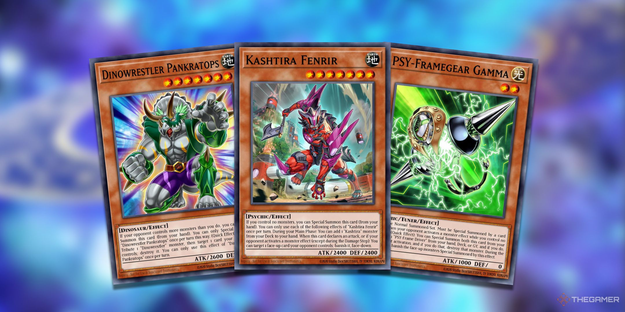 A collage of Monsters that special summon themselves for free in Yu-Gi-Oh! TCG.