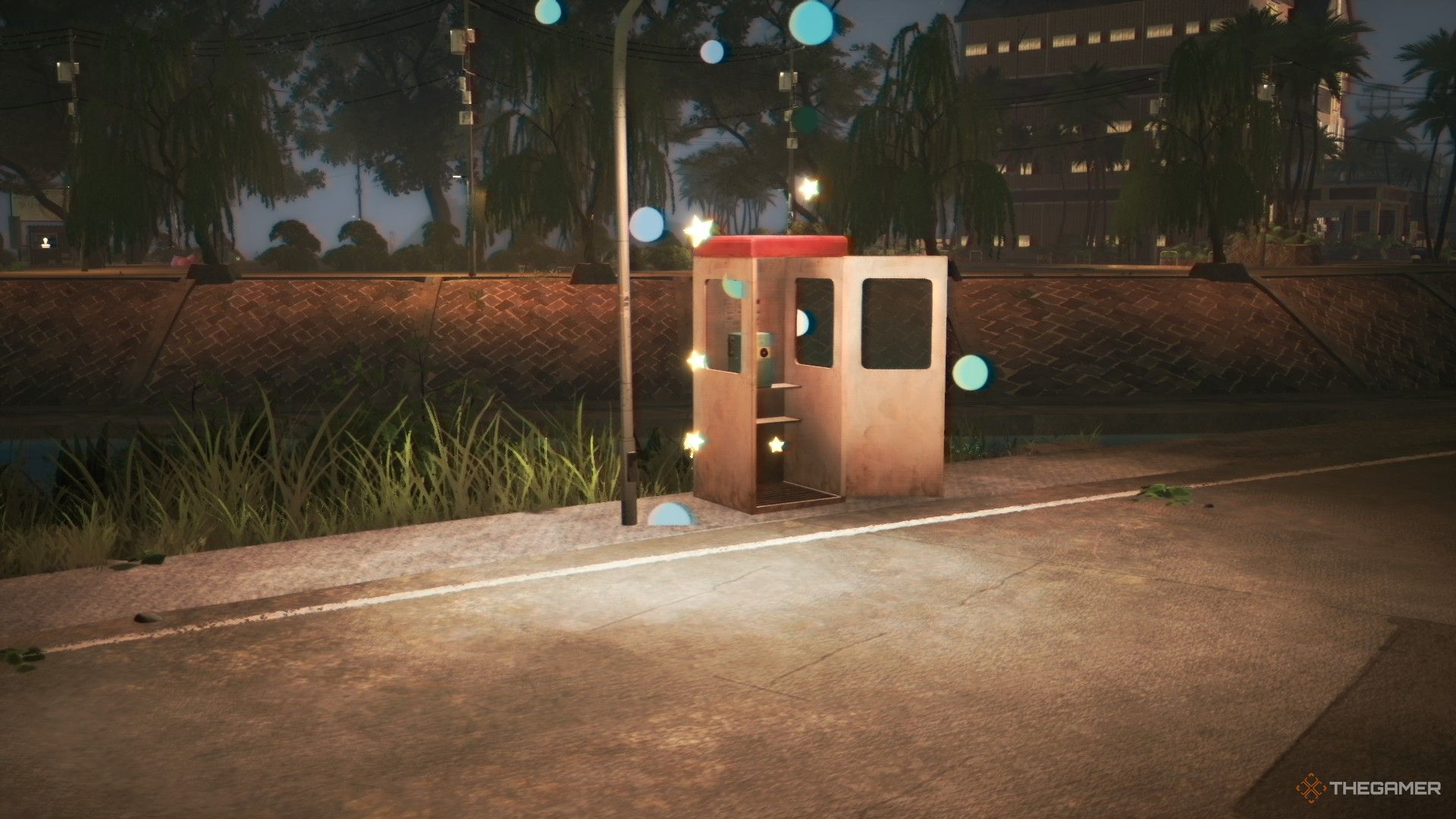 A phone box in Promise Mascot Agency.