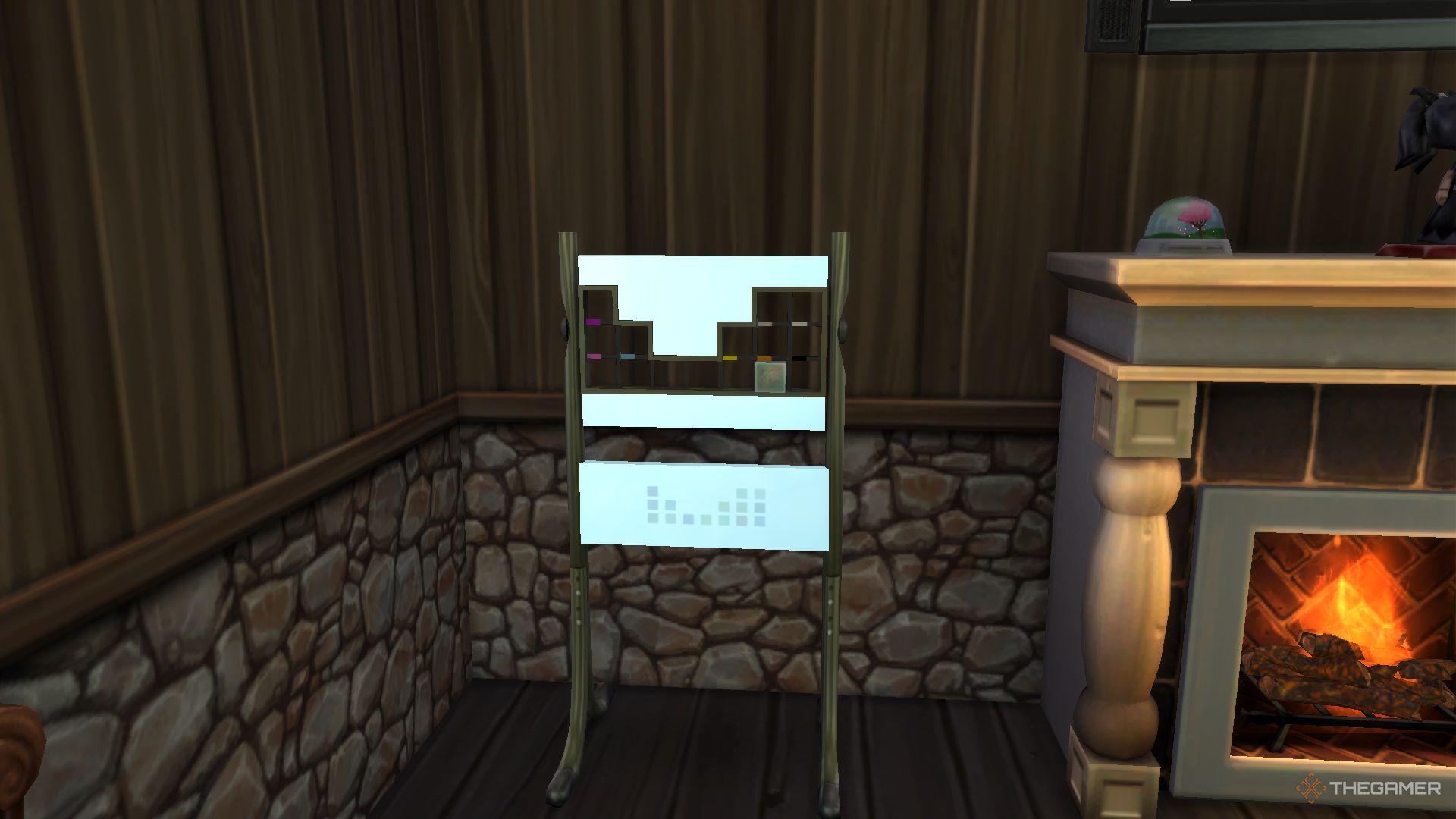A photo of an Elemental Display Rack in The Sims 4.