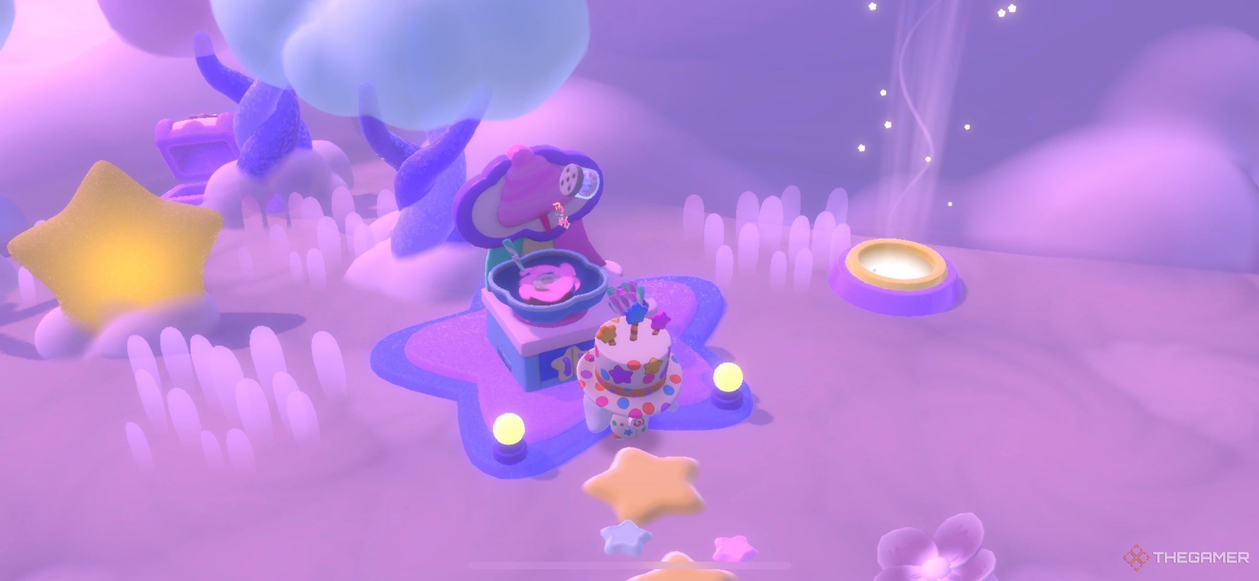 A player who makes a candy cloud in Hello Kitty Island Adventure.