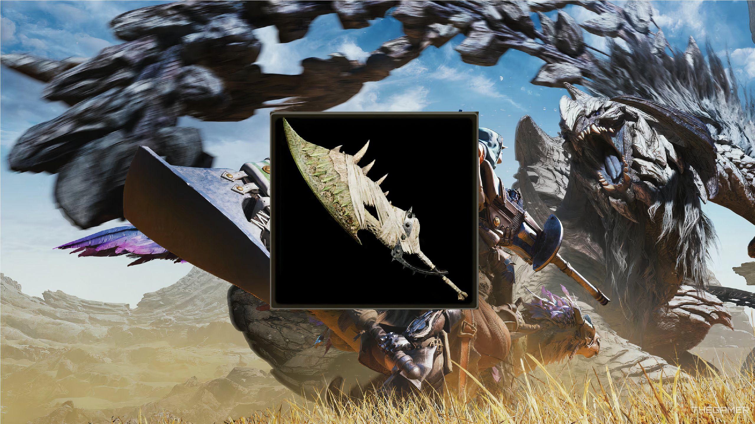 A preview image of sieglinde from monster hunter wilds.