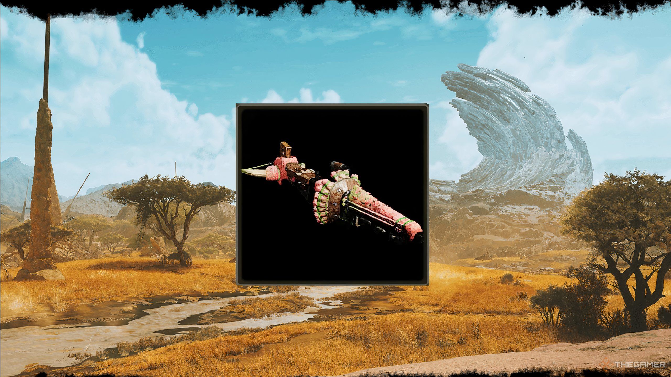 A preview image of the Wild Stinger from monster hunter wilds.