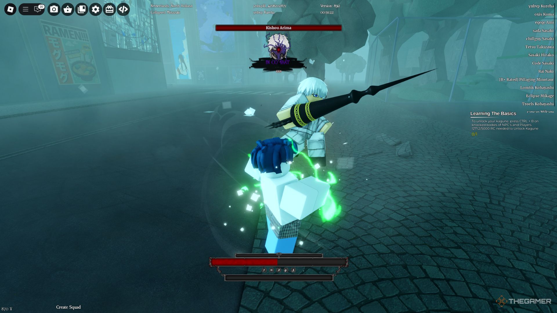 The role of the player is fighting against Army Boss on the road in Ghol RE.