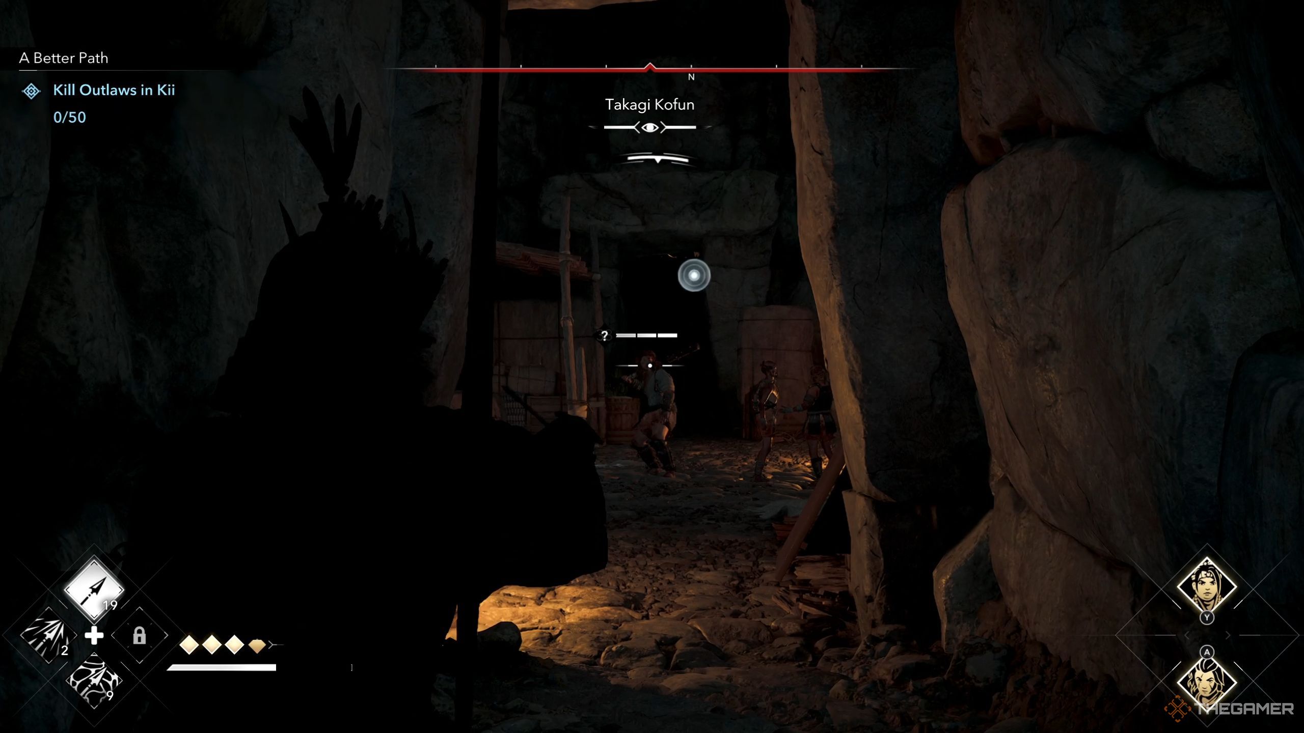 Assassins Creed Shadows اولین گروه از راهزنان در تاکاگی کوفون.