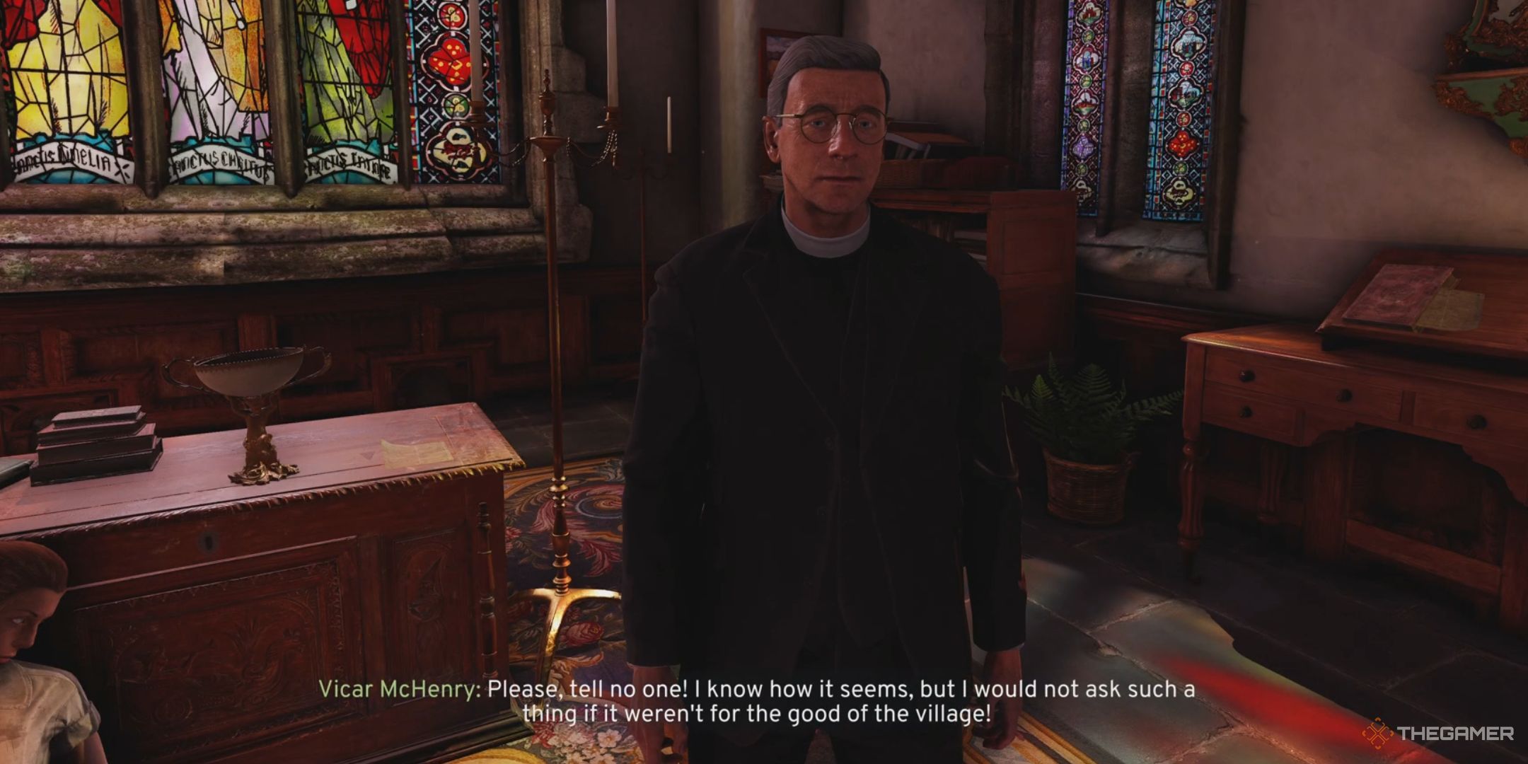 Atomfall - Speaking to a vicar who is covering up a murder