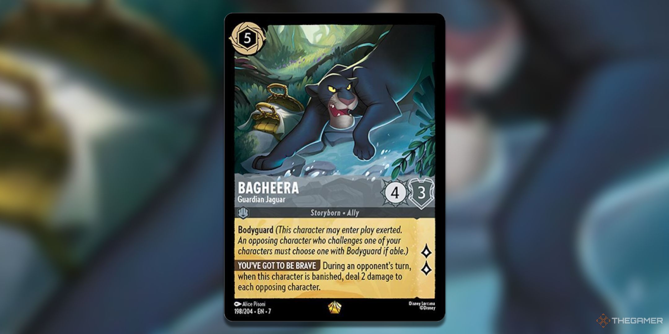 Bagheera - Guardian Jaguar Disney Lorcana Archazia&rsquo;s Island card art.