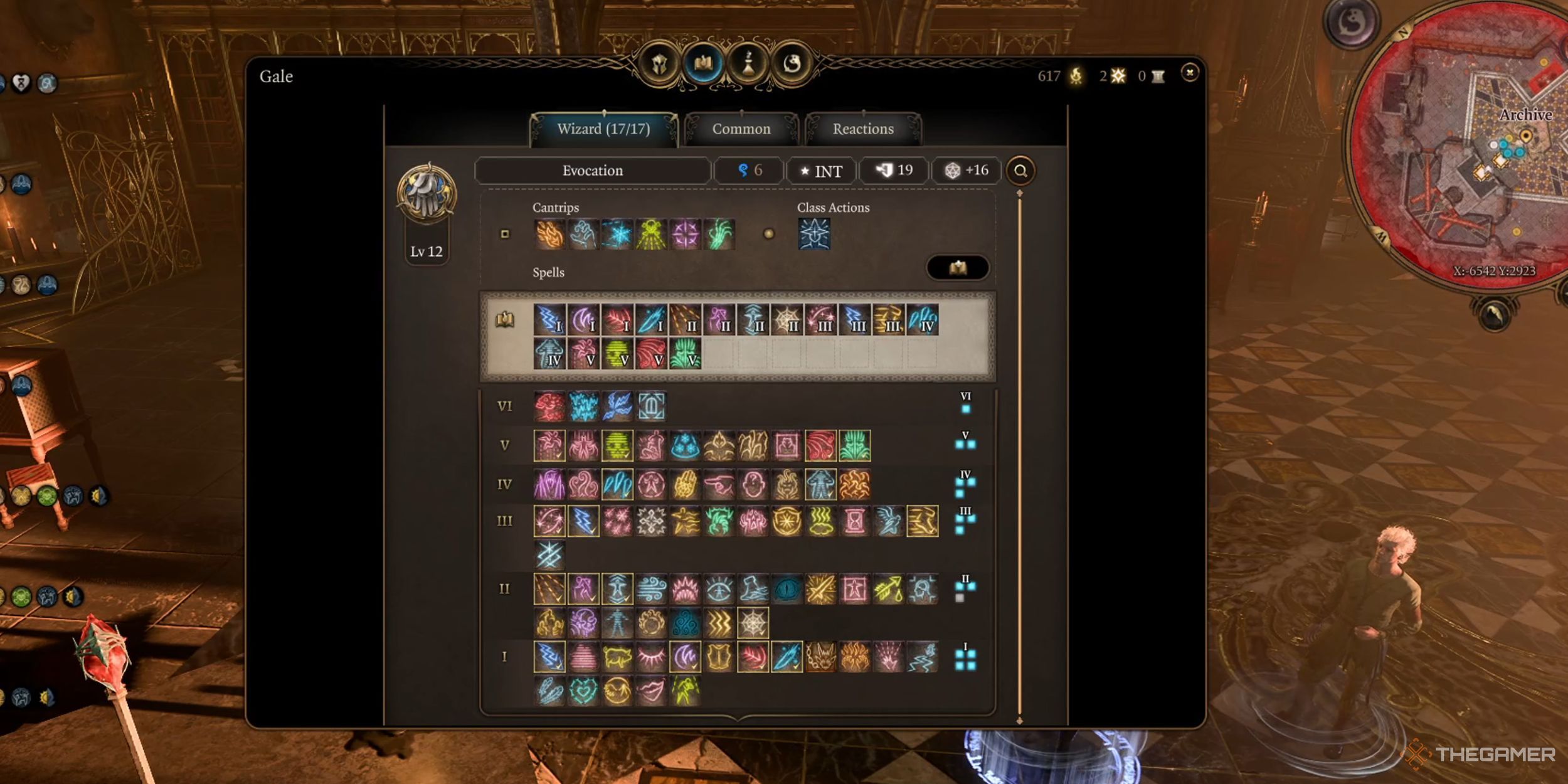 An open spell book in Baldur&rsquo;s Gate 3.