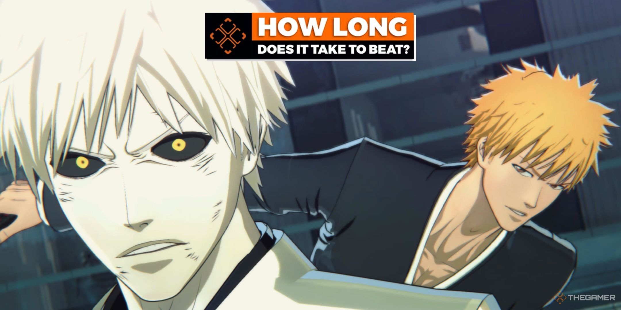Ichigo and White Ichigo in a How Long To Beat tag for Bleach: Rebirth of Souls.