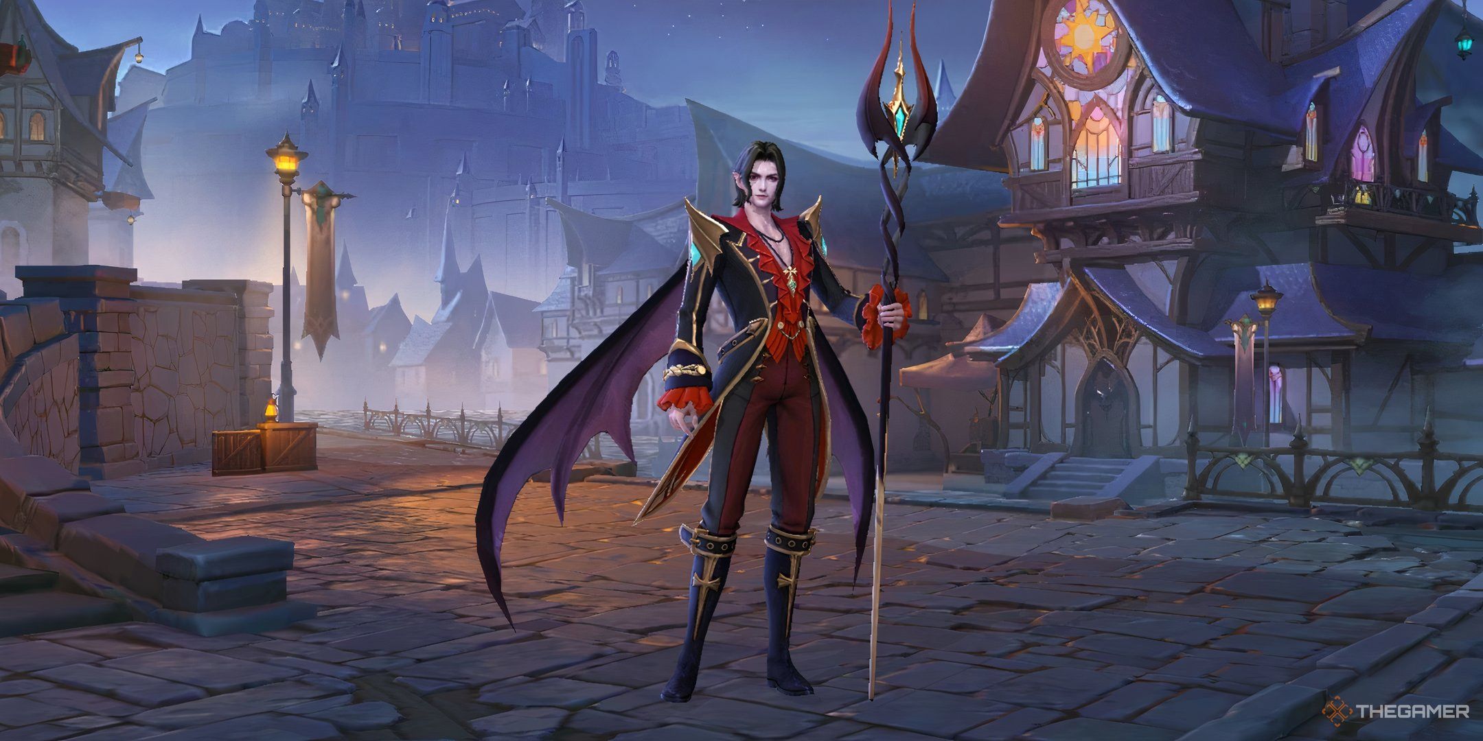 Cecilian from Mobile Legends Bang Bang in the Character Select Screen.