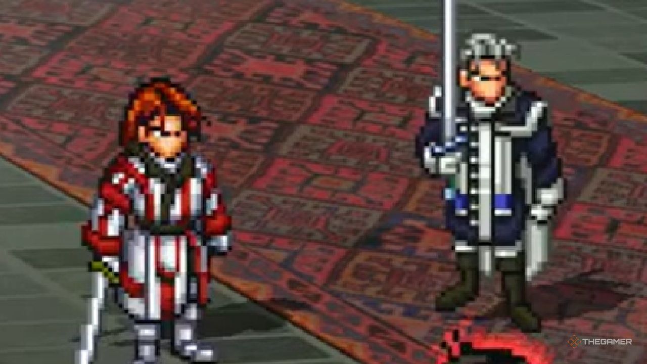 Culgan and Seed as they appear in Suikoden 2 HD Remaster.