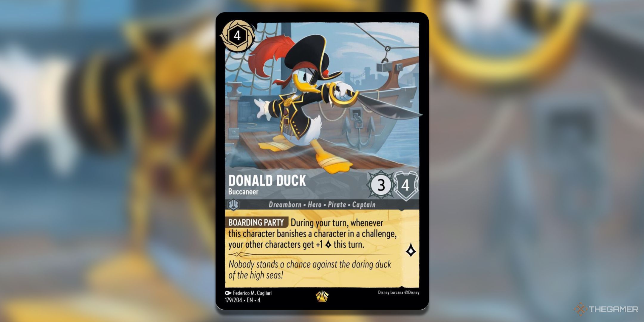 Donald Duck, Busicer Disney Loroa Card Art.