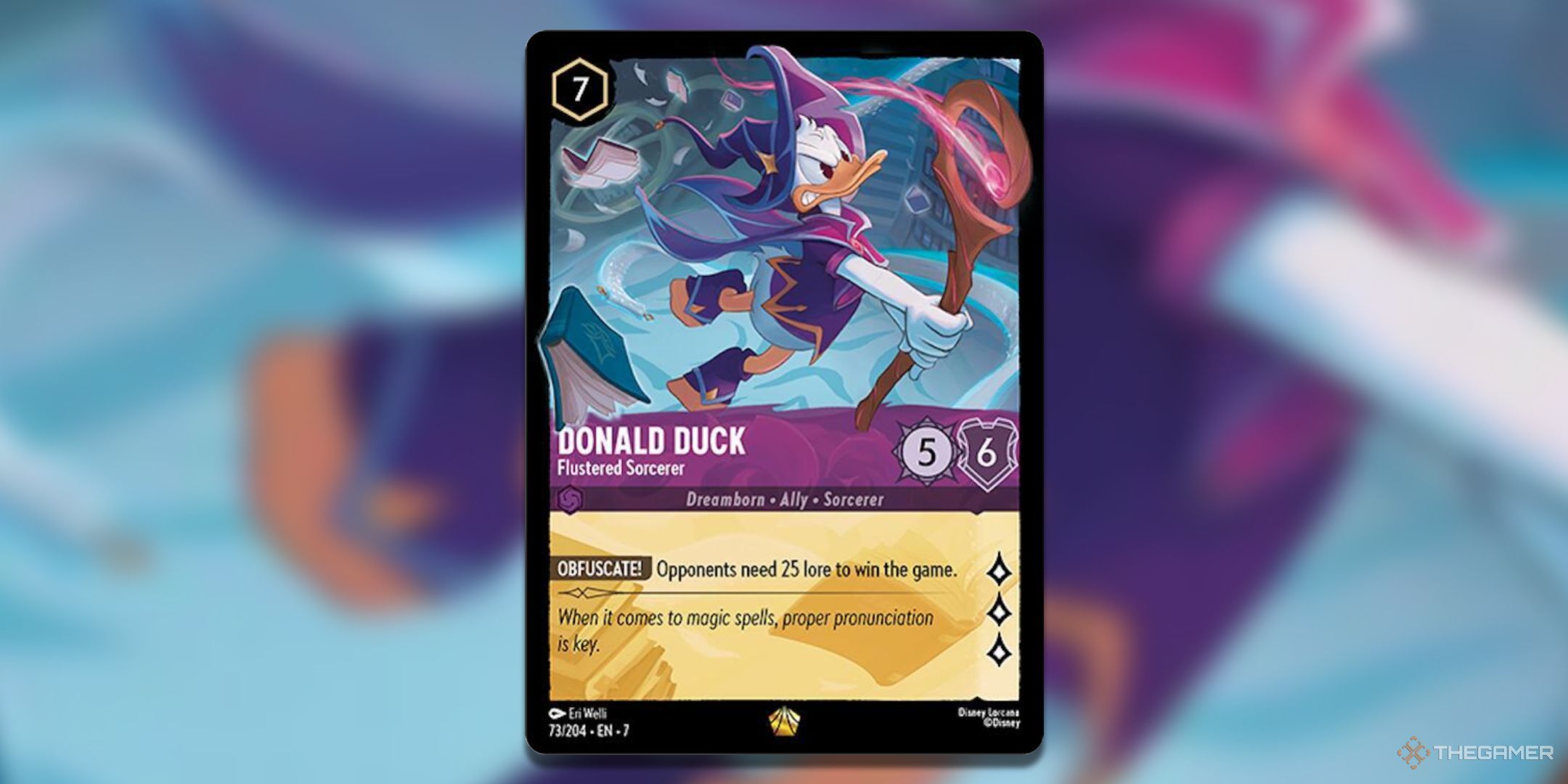 Donald Duck - Flosher Seismian's Island Card Art.