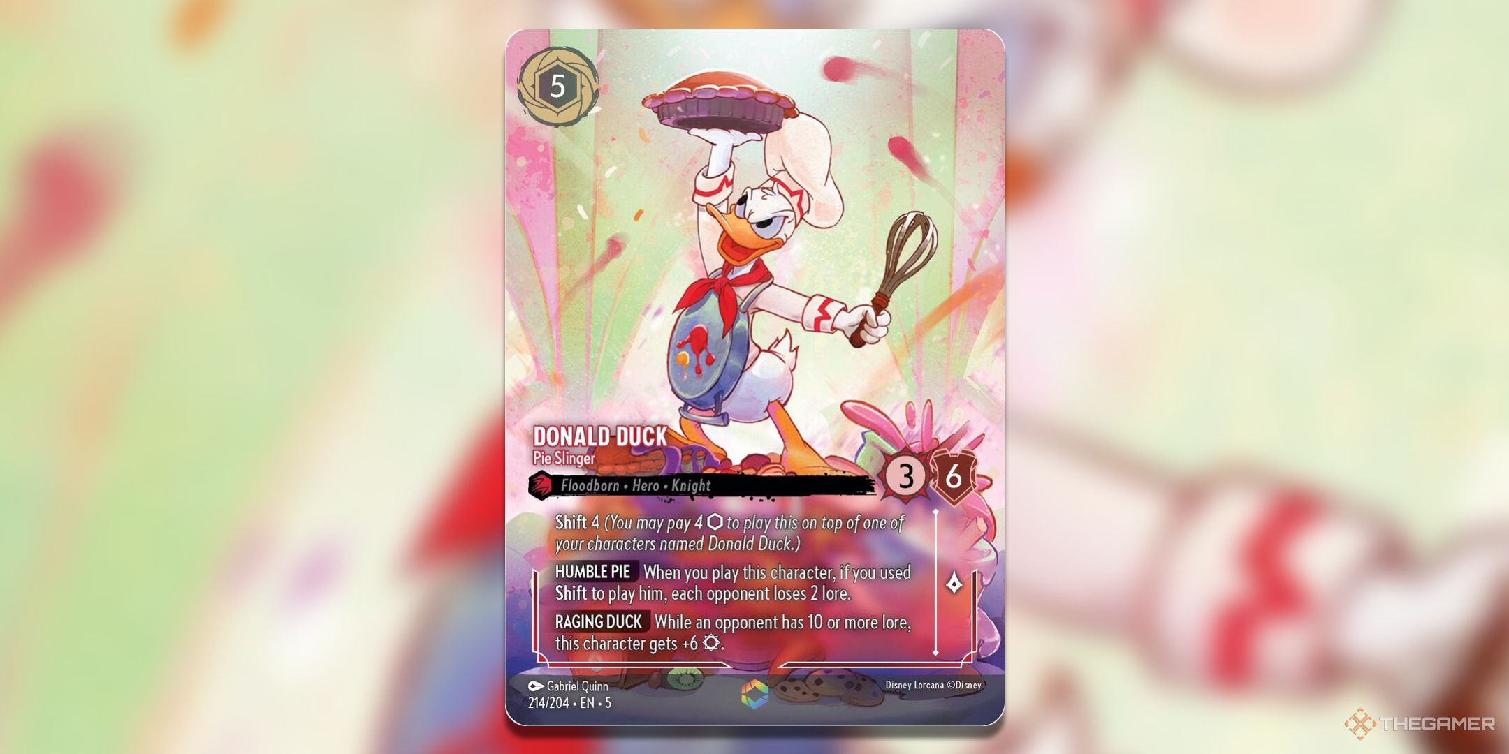 Prime Minister Donald Duck, Pie Sleeinger Disneying Loro Card Art.