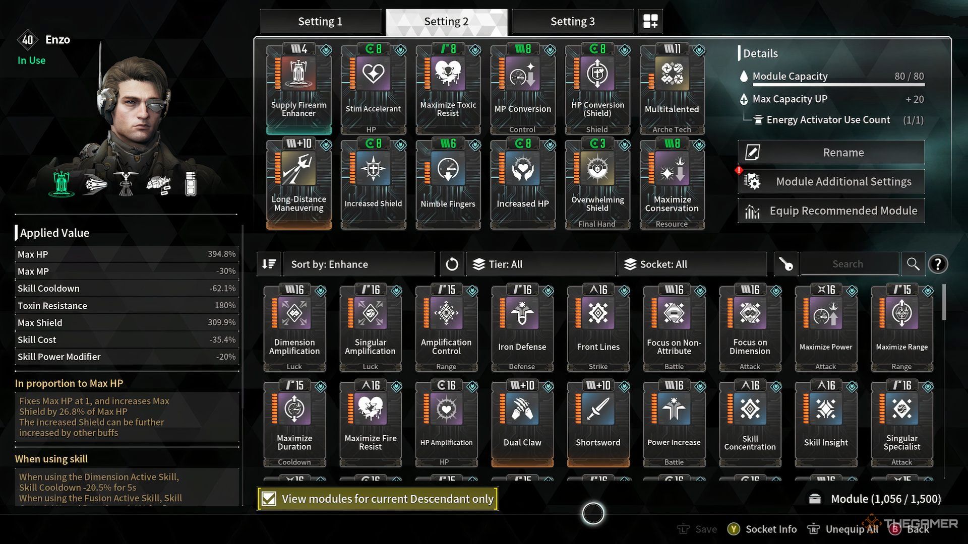Showcasing Enzo&rsquo;s Infinite Shield build in The First Descendant.
