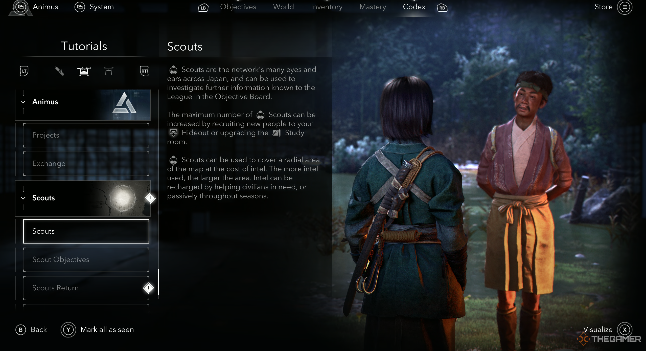 Explanation of Scouts in the shadow of the killer's profession.