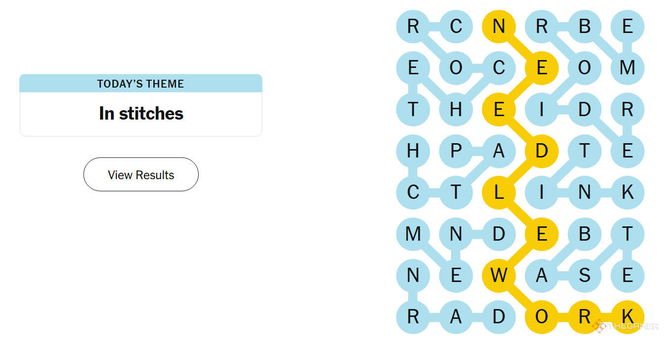 NYT Strands Answers for March 23, 2025.