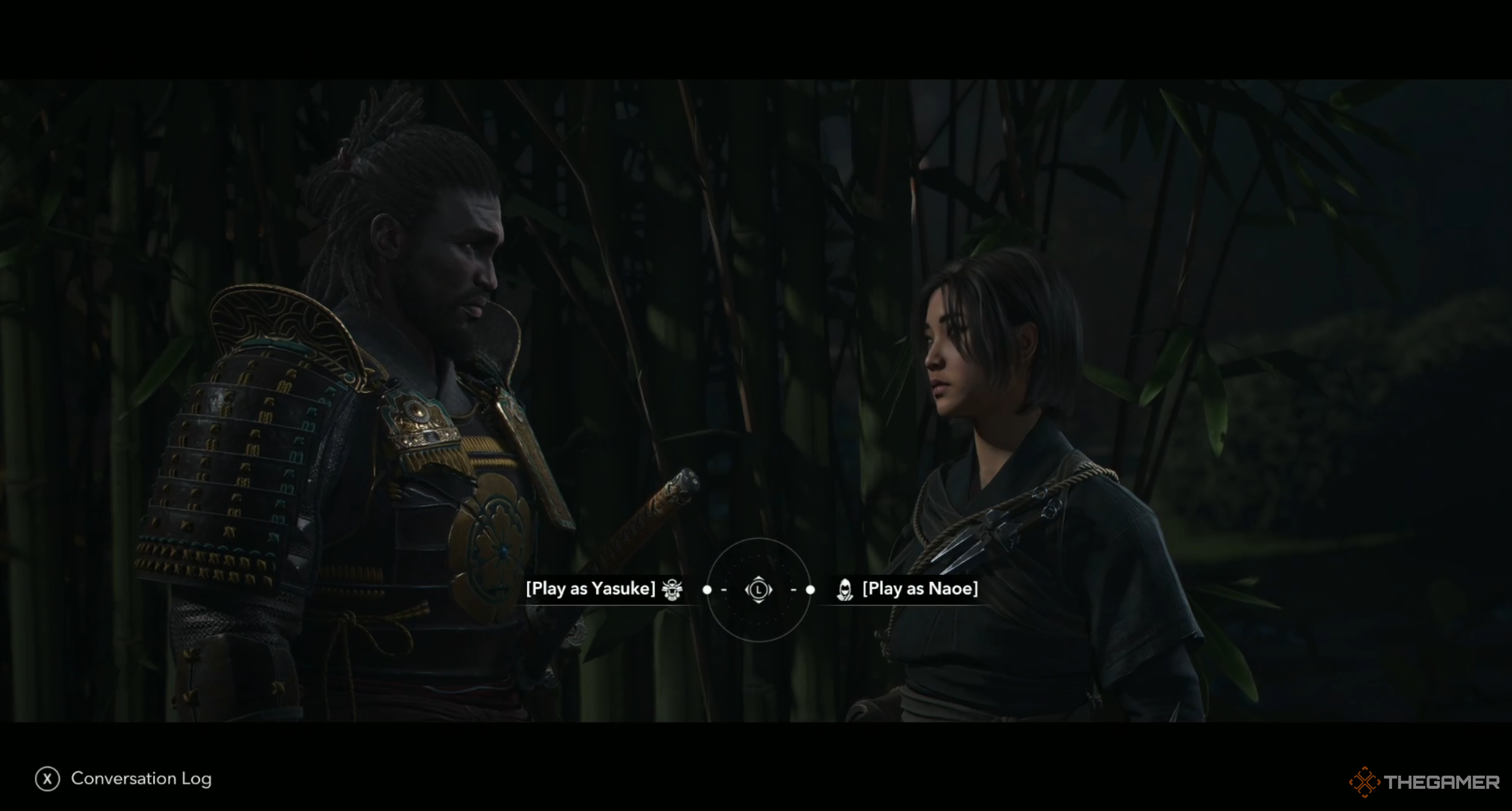 In Sakamoto, the choice between Naoe and Yasuke in the shadow of Hassan in the shadow of Hassan.