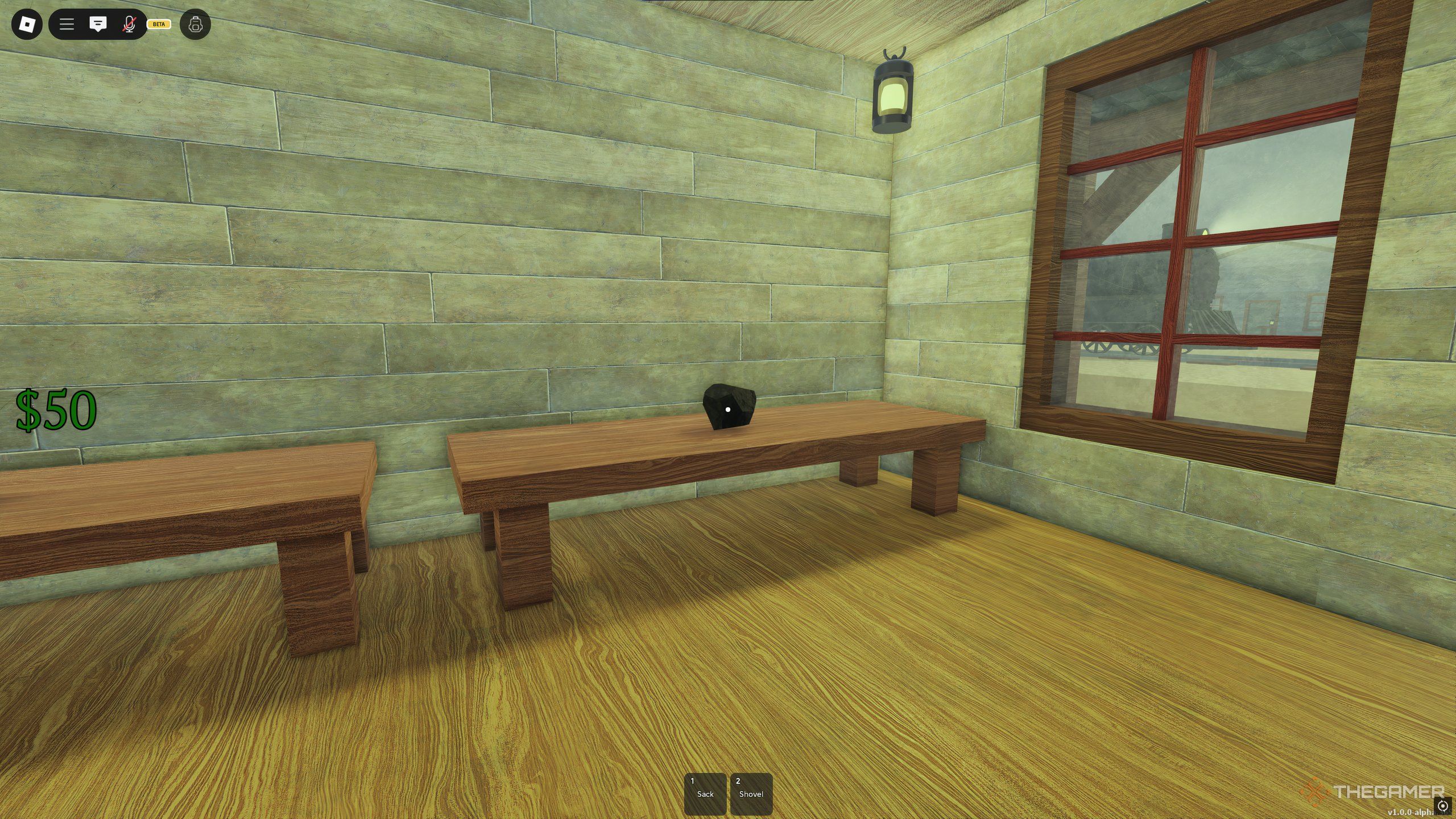 A piece of coal, which can be found in the store, in Dead Rails on Roblox.