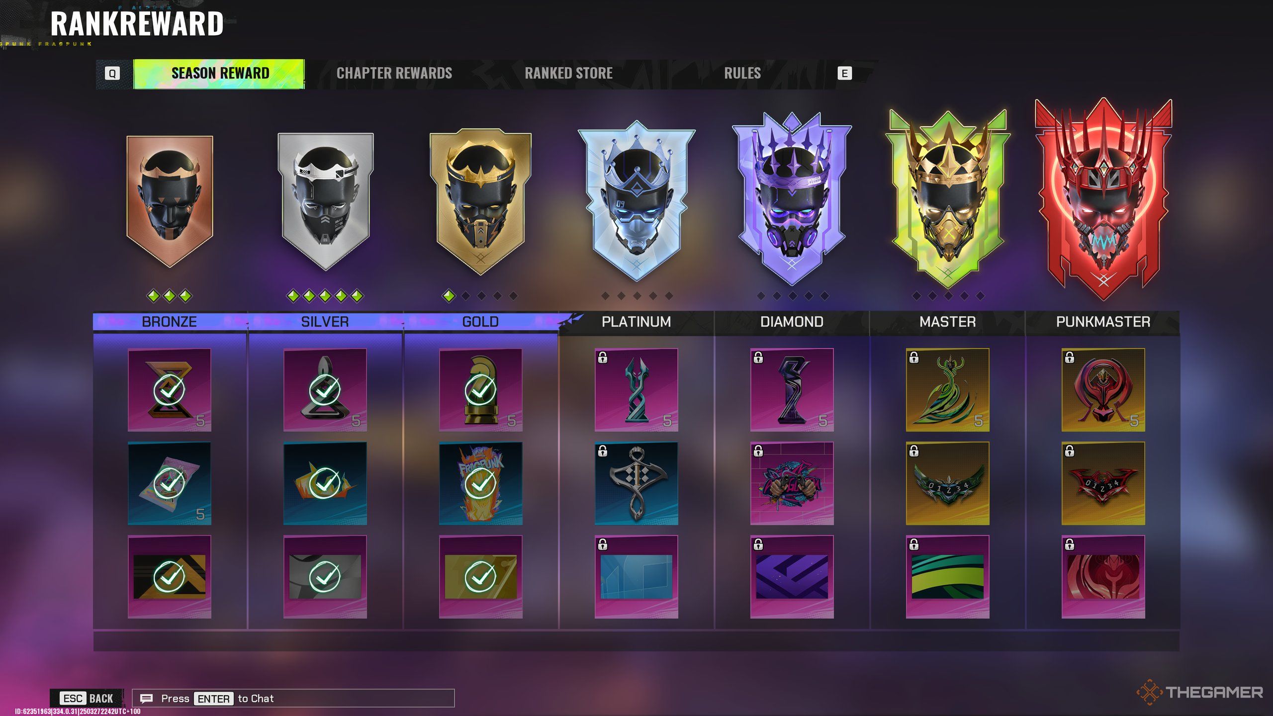 With the rewards received when reaching each, every rank in Freepic.