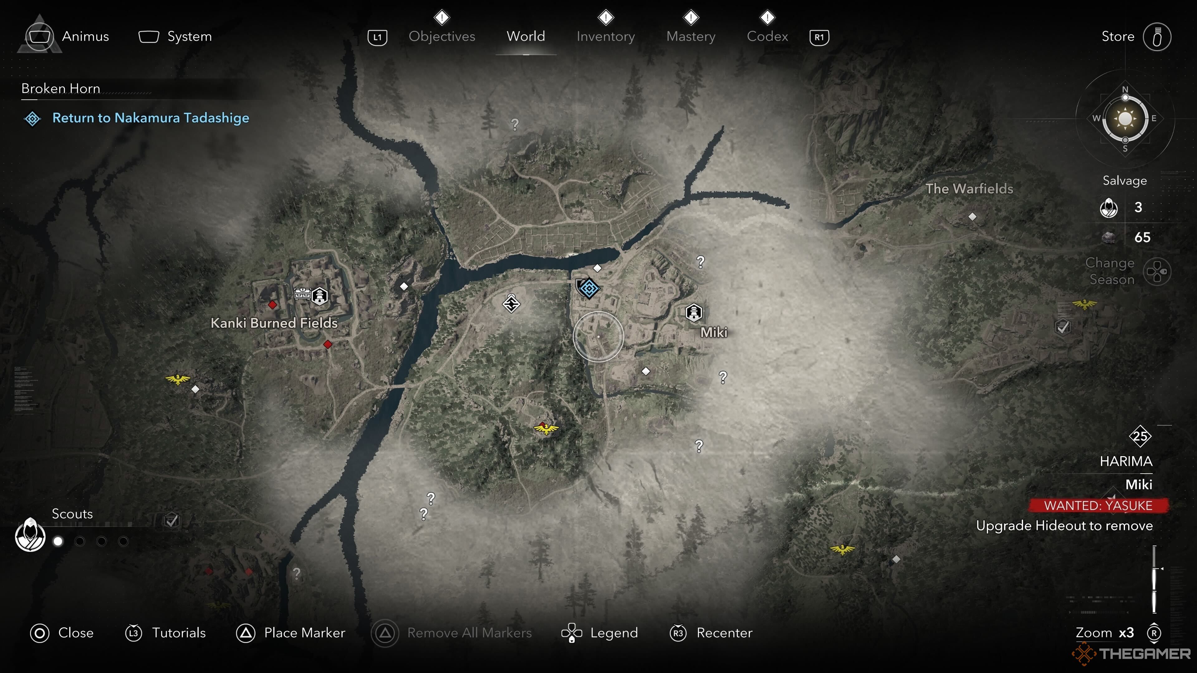 شروع تلاش شاخ شکسته در سایه های Assassin's Creed.