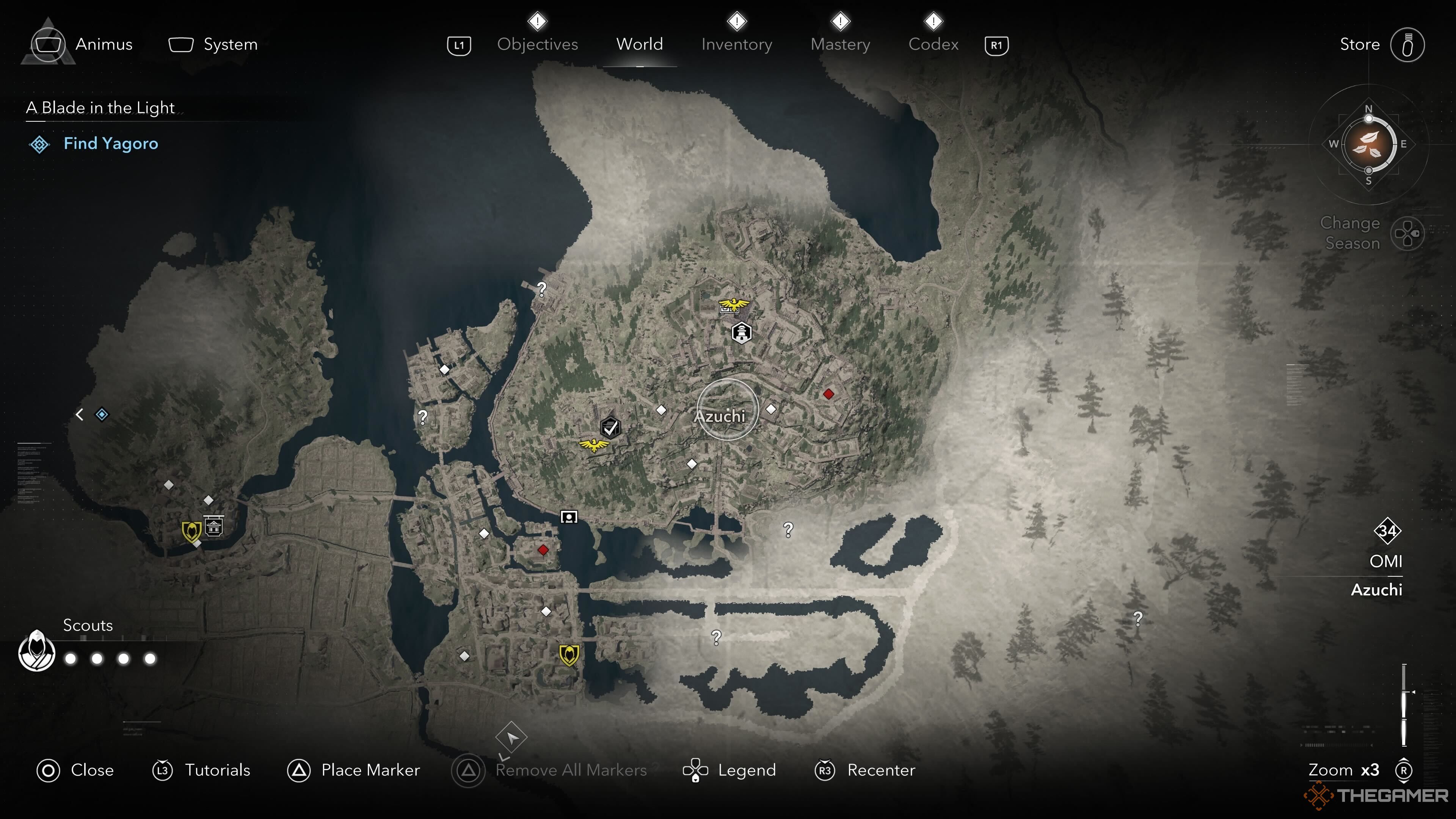 Location of Oda's keep in assassin's creed shadows