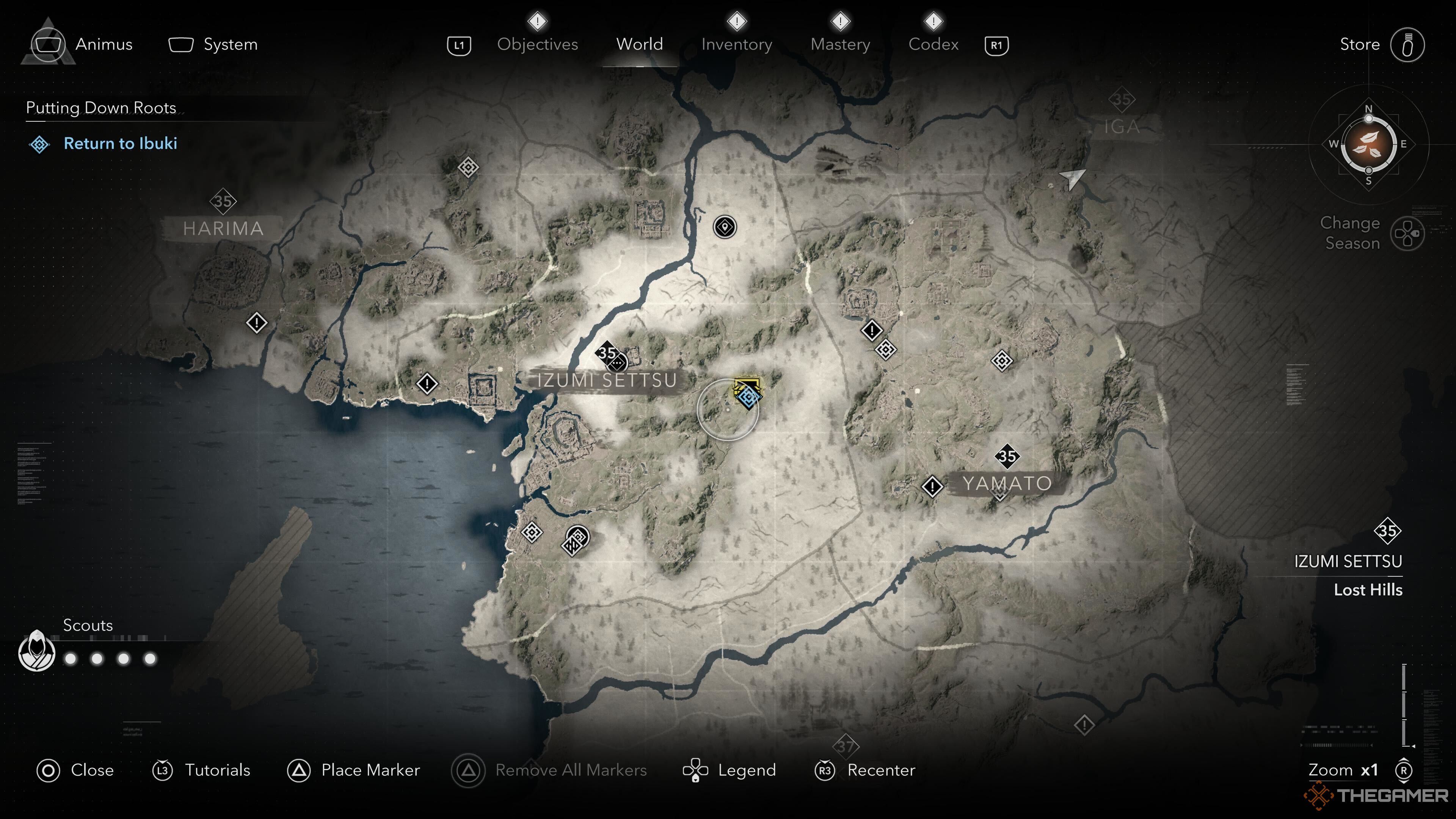 The beginning and end of the mission of the shadow of Assassin's Creed