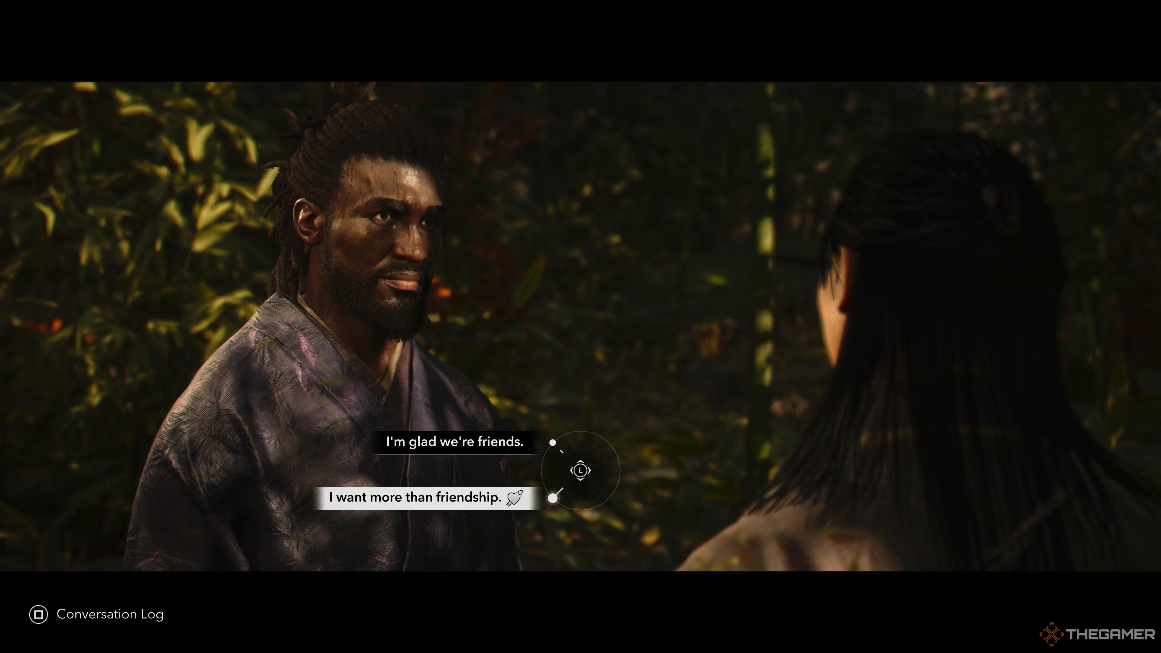 Yasuke started romantic with Ibuki in the shadow of the Creed of Assassin.