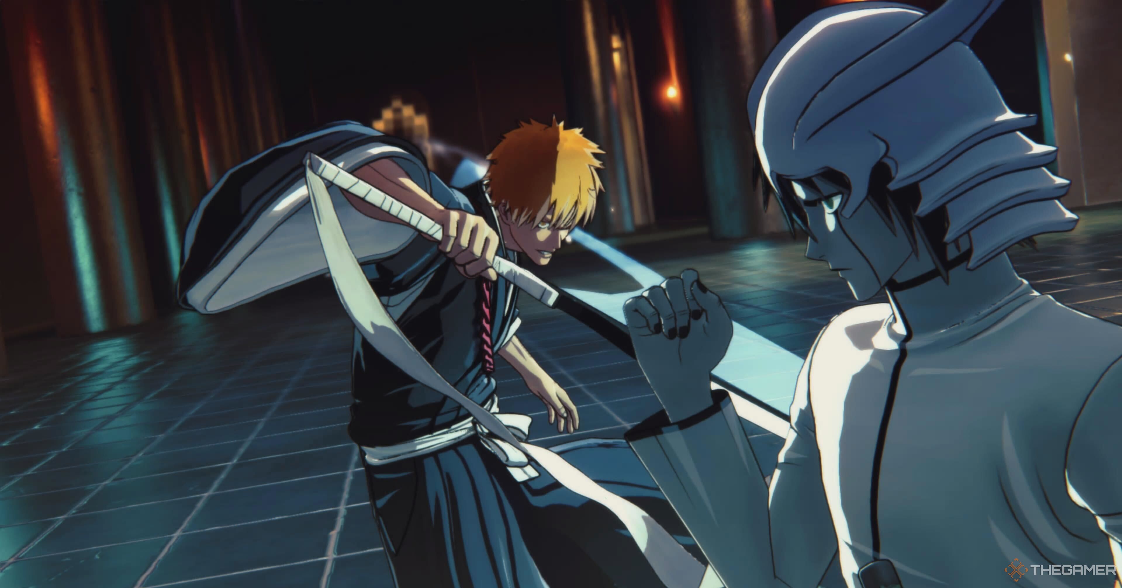 Ichigo is fighting Alkiyera in the bleach of spirits.
