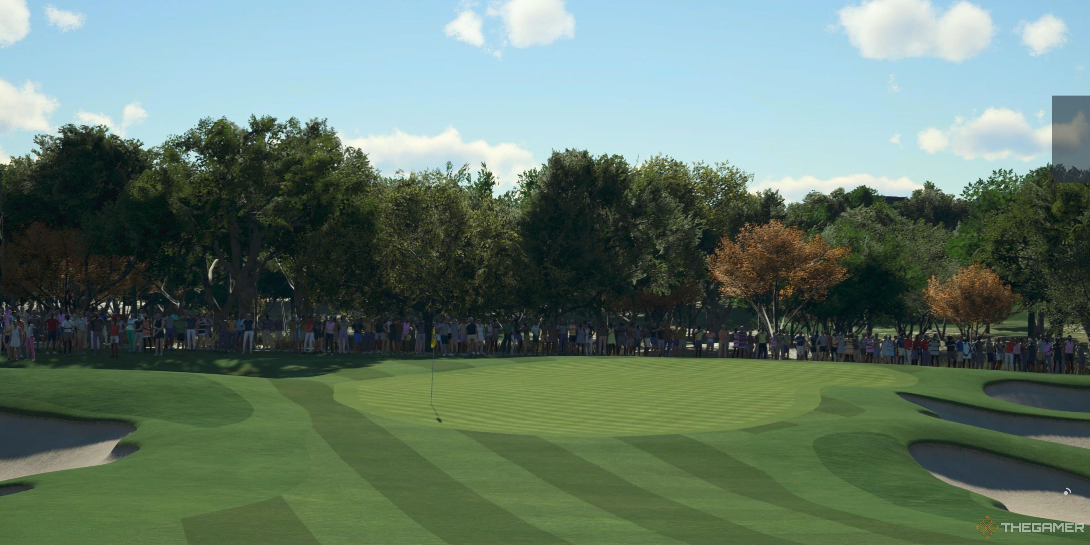 A green in PGA Tour 2K25.