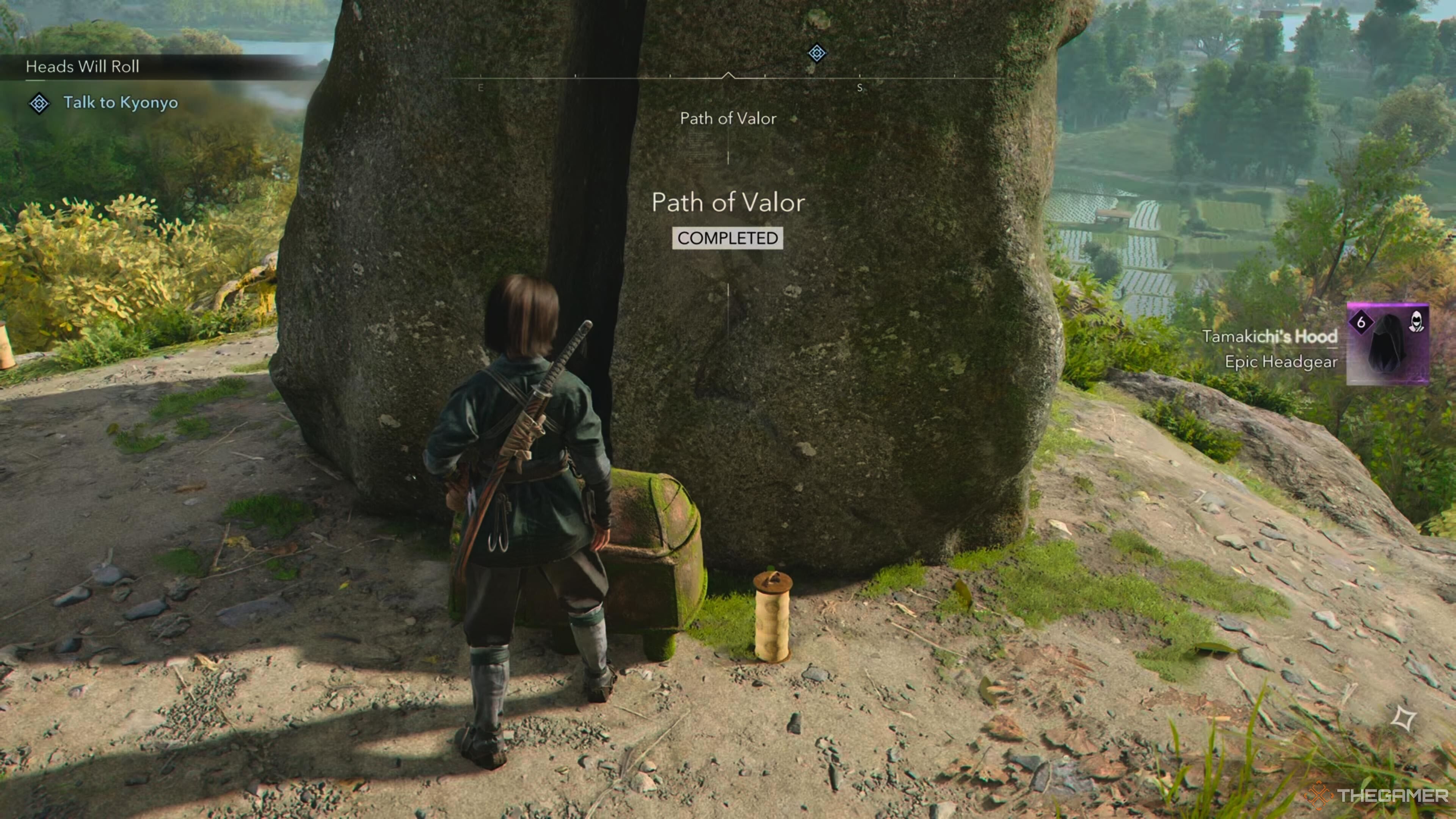 مسیر صفحه نمایش Valor در سایه های Assassin's Creed.