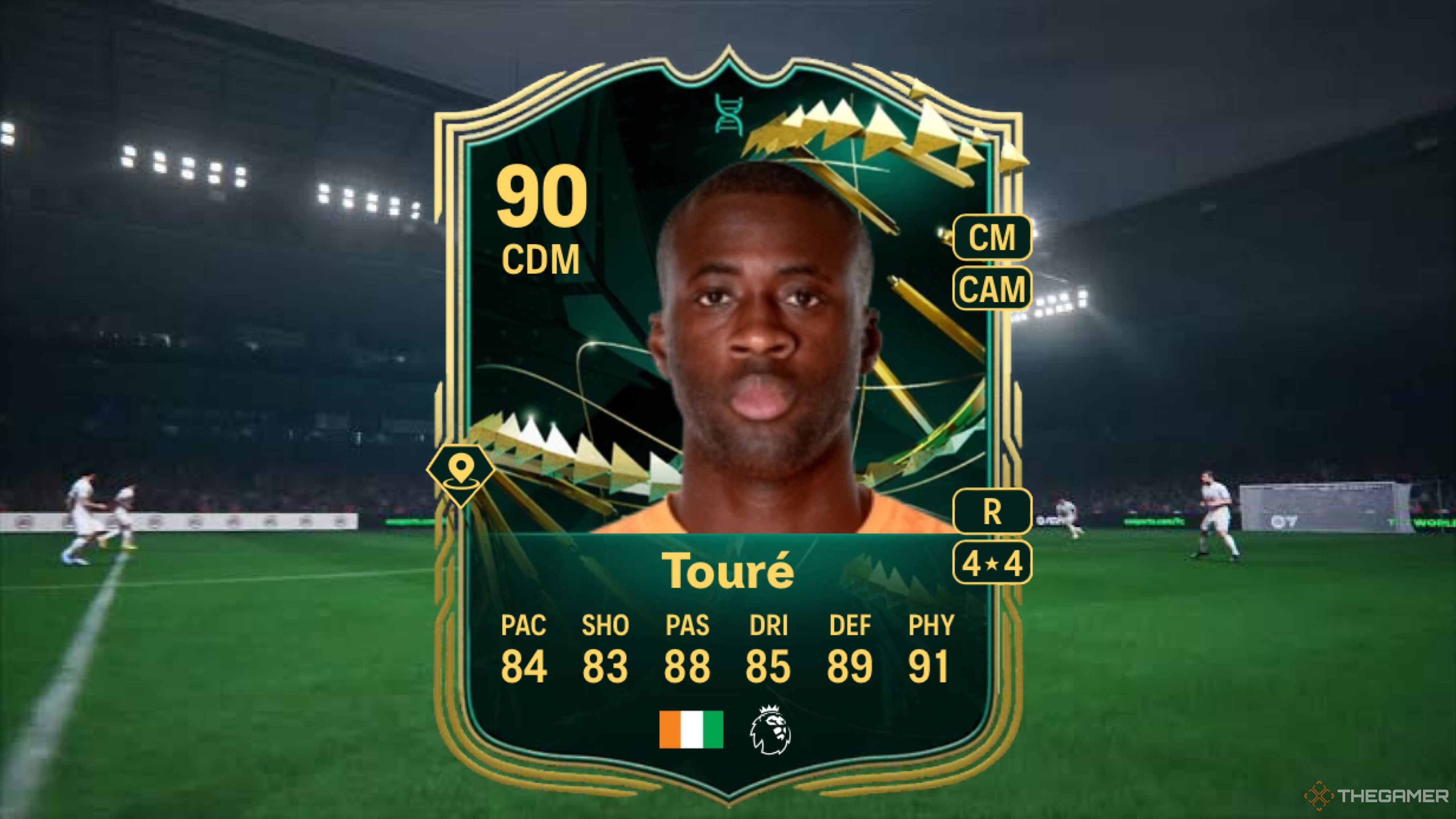BILD shows the Touré card in front of a faded pitch background.
