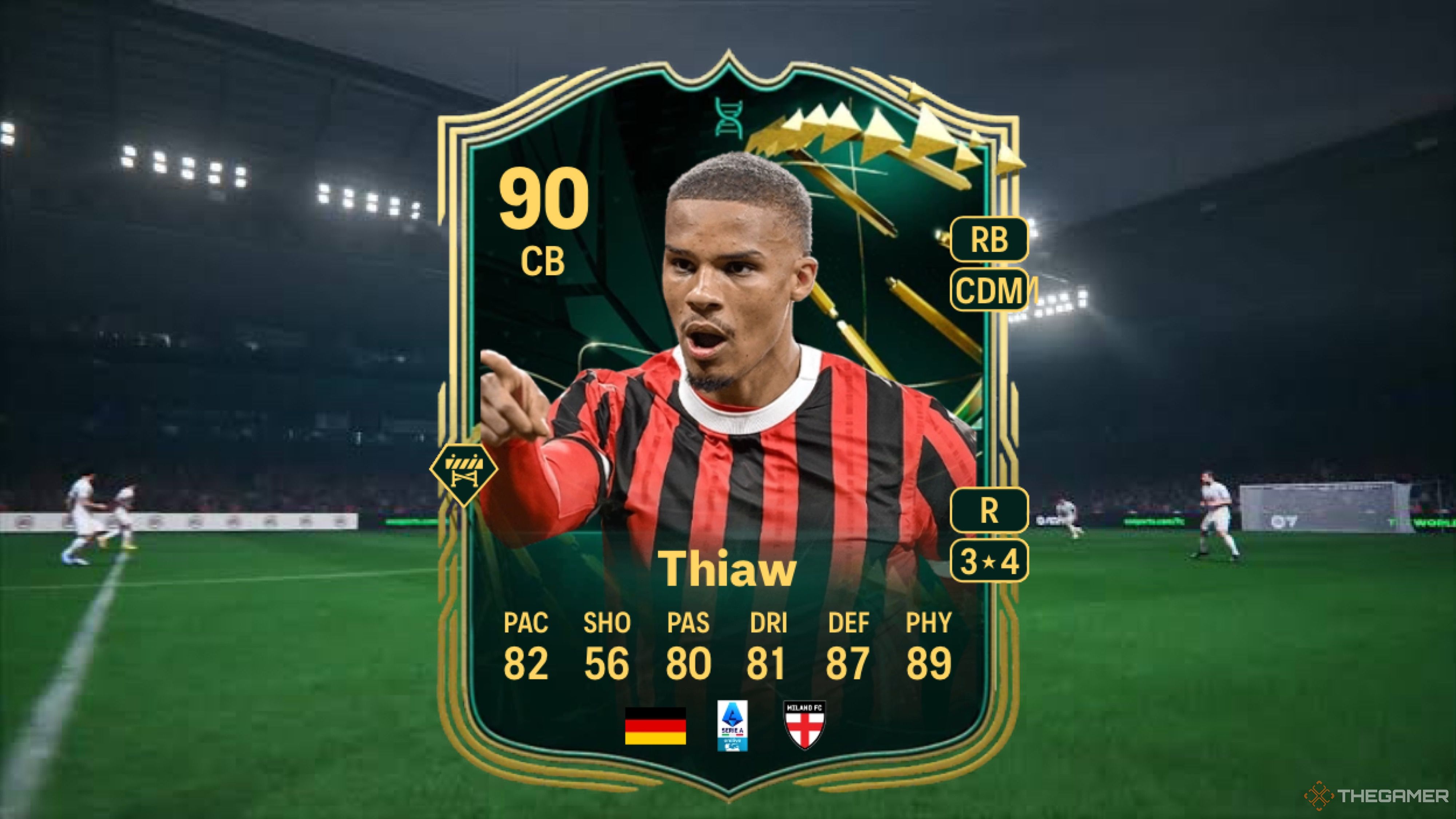 BILD shows this card in front of a faded pitch background.