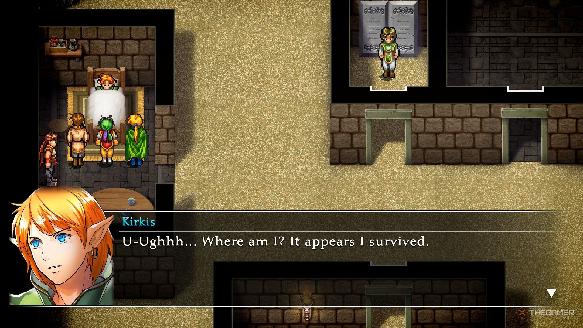 Kirkis talks about his survival in Suikoden 1 HD Remaster.