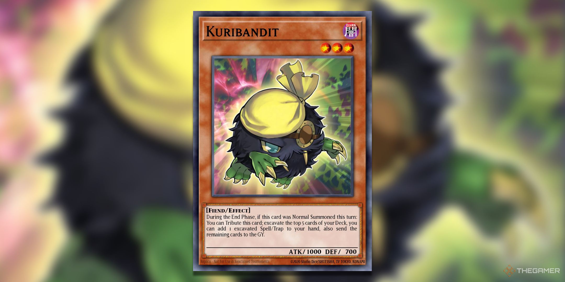 Kuribandit Yu-Gi-OH! TCG card art.