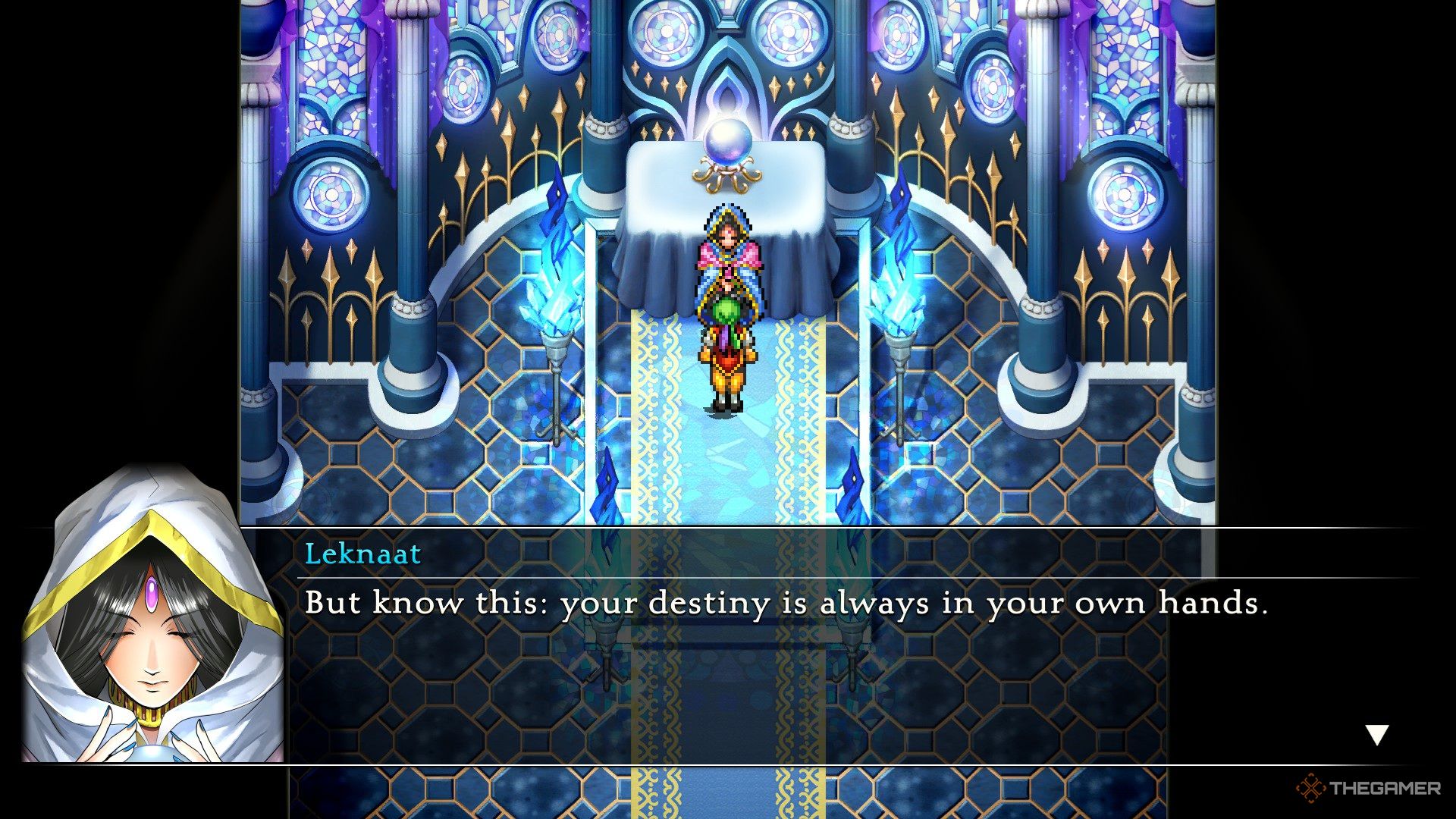 Leknaat says the protagonist&rsquo;s destiny is in his hands in Suikoden 1 HD Remaster.