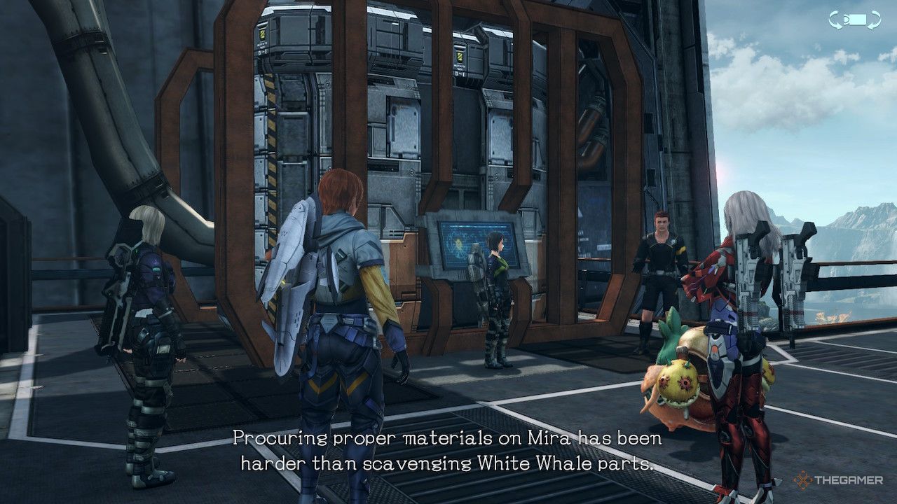 Lin repair job mission in Zenobolade Chronicles X