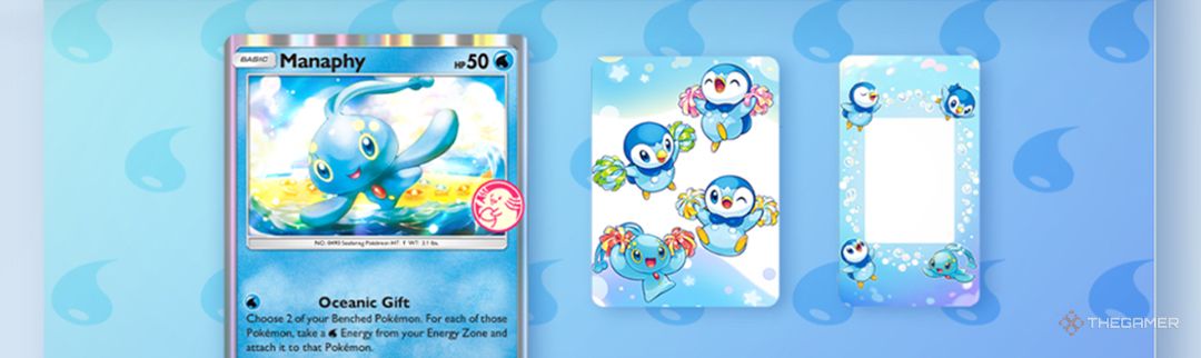 Pokémon TCG pockets negative promo cards and two pepper and negative accessories.