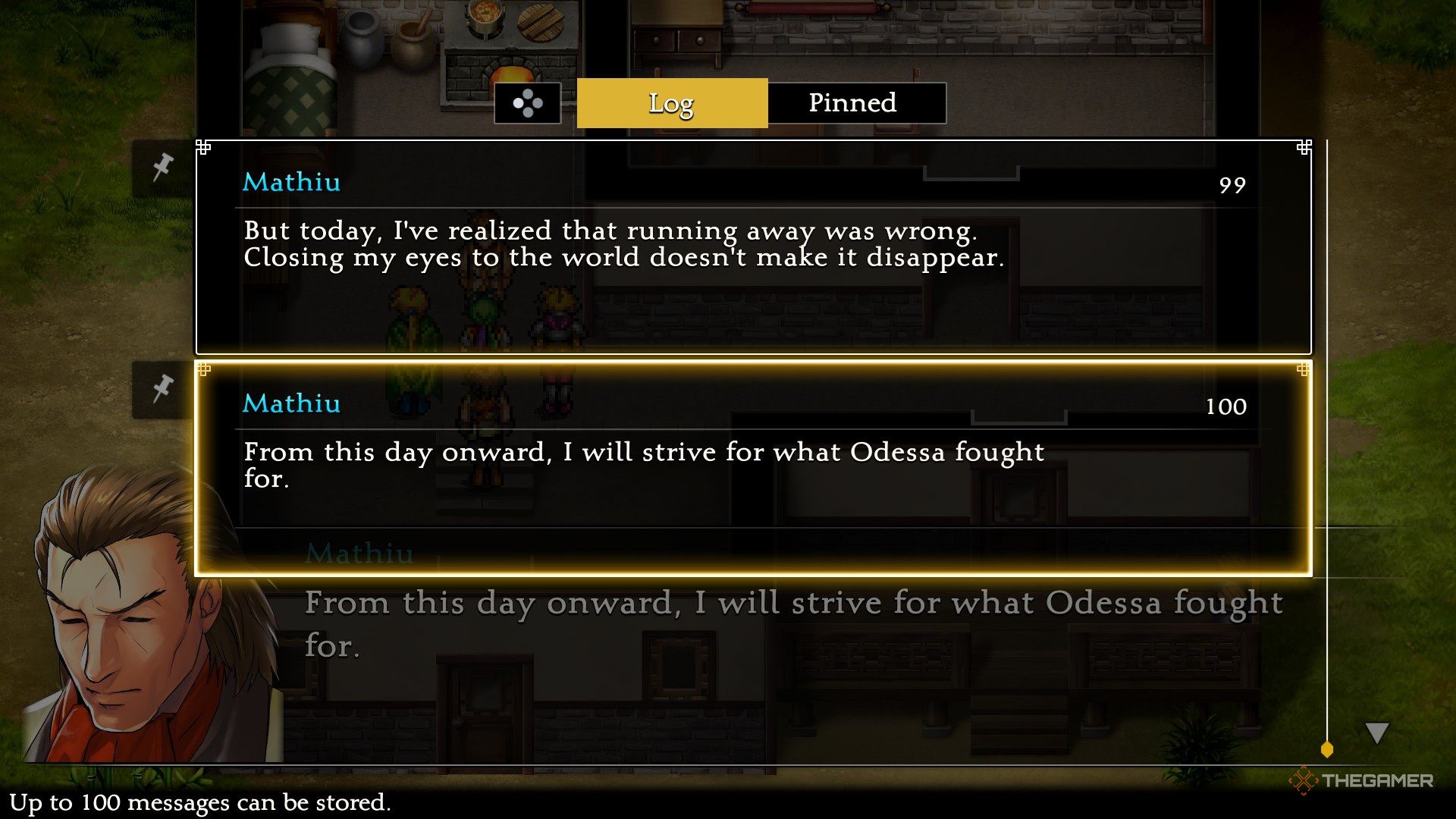 Mathiu vows to fight for Odessa&rsquo;s vision in Suikoden 1 HD Remaster.