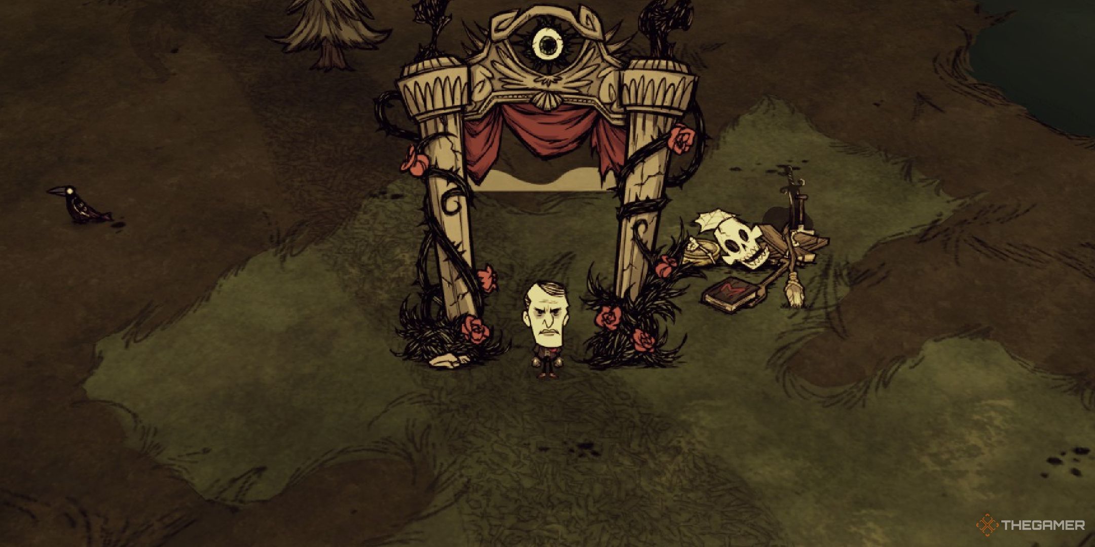 Maxwell after regeneration in Don&rsquo;t Starve Together.
