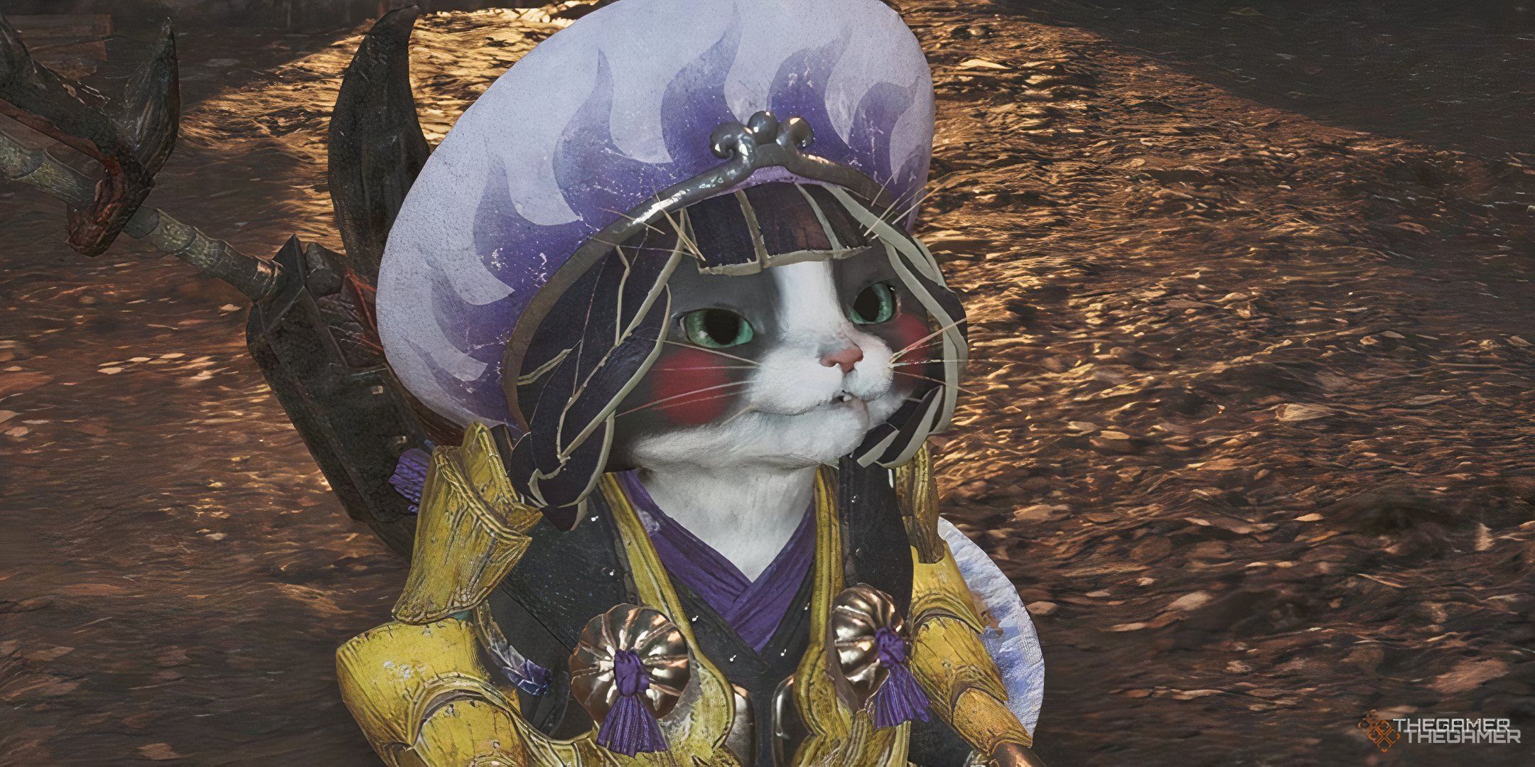 A Palico in Monster Hunter Wilds.