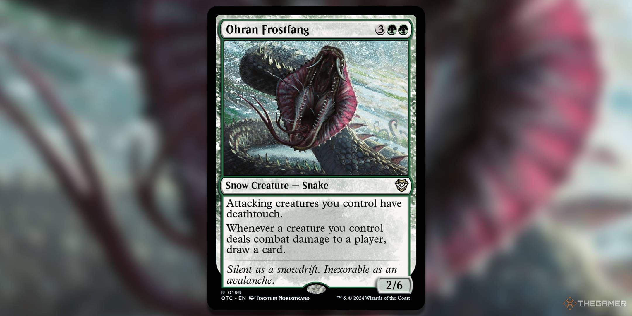 Image of Ohran Frostfang card in Magic: The Gathering.