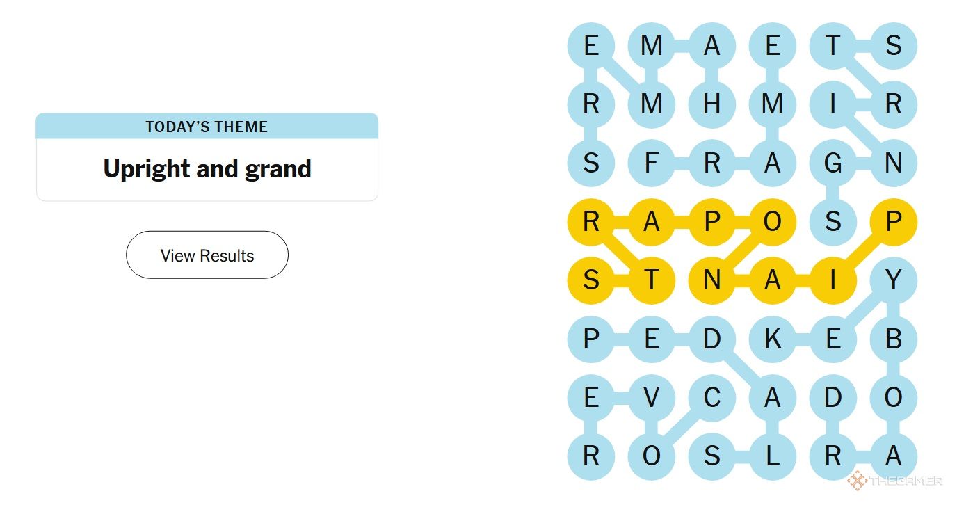 NYT Strands answers for March 19, 2025.