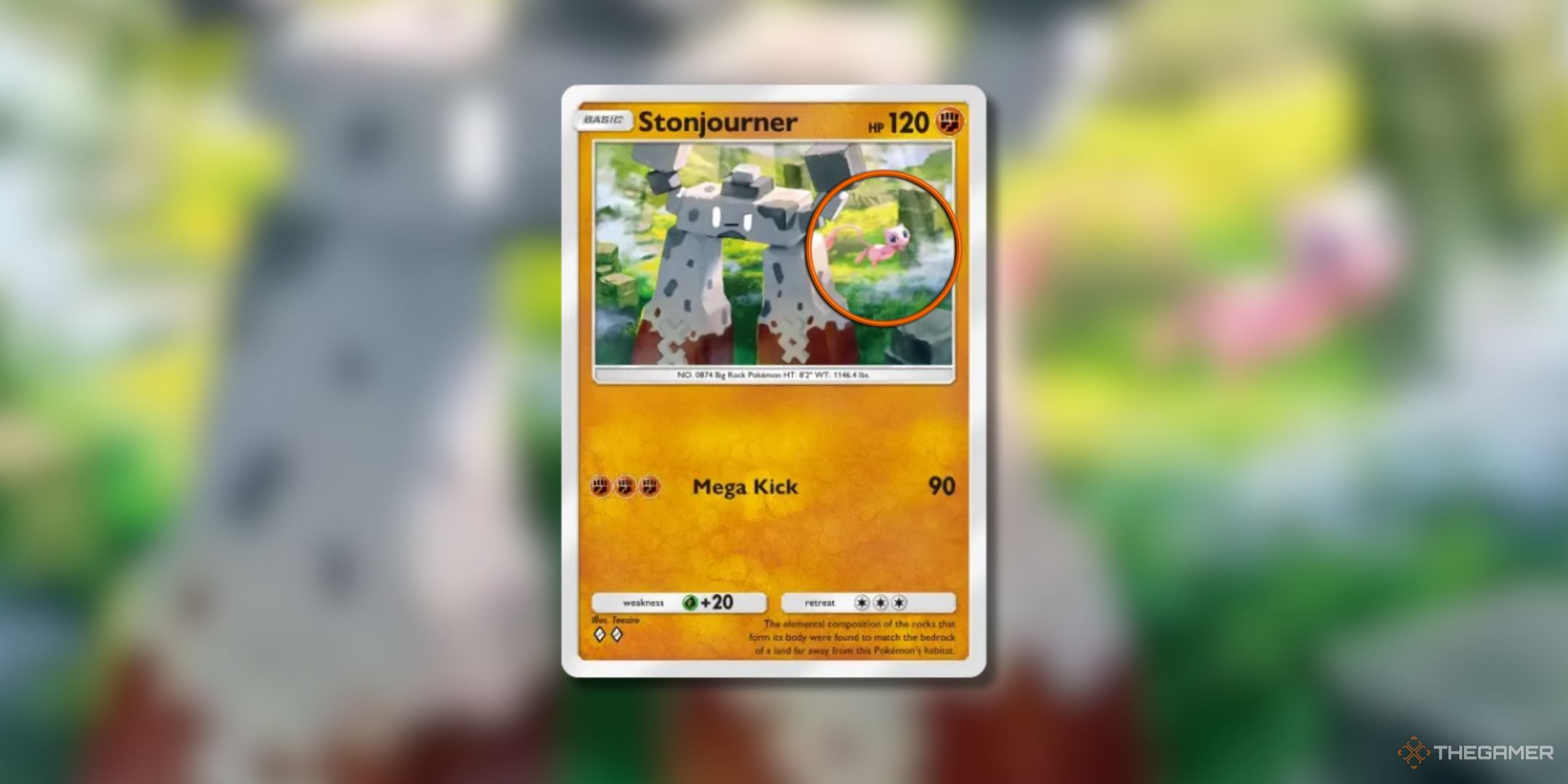 Pokémon Trading Card Game Pocket Stonner Two Diamond Card, which features hidden Mayo.