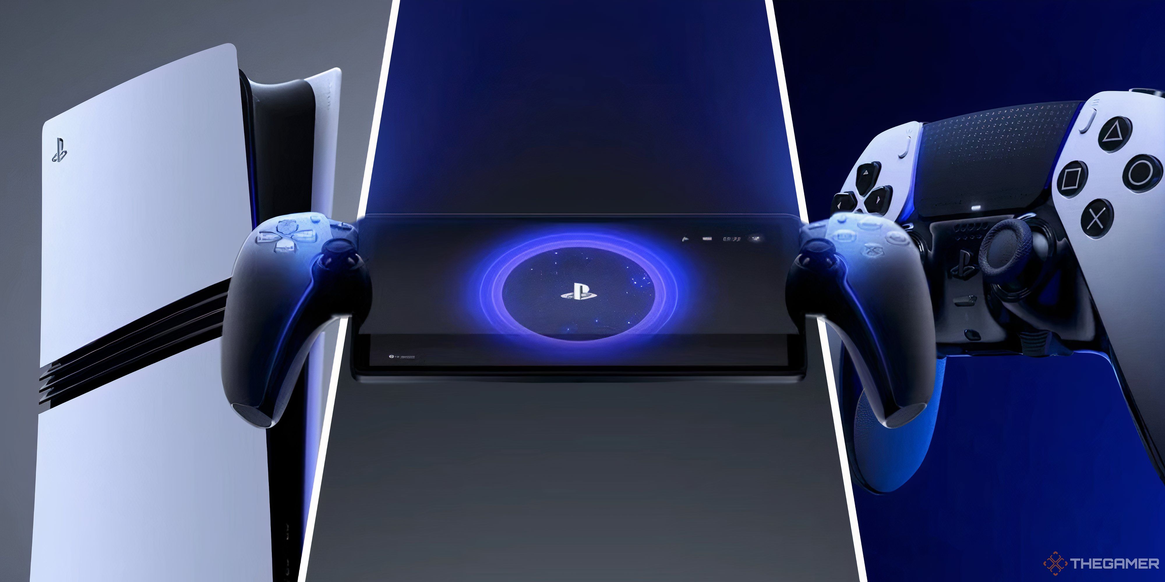 ps5 pro, playstation portal, and dualsense edge.