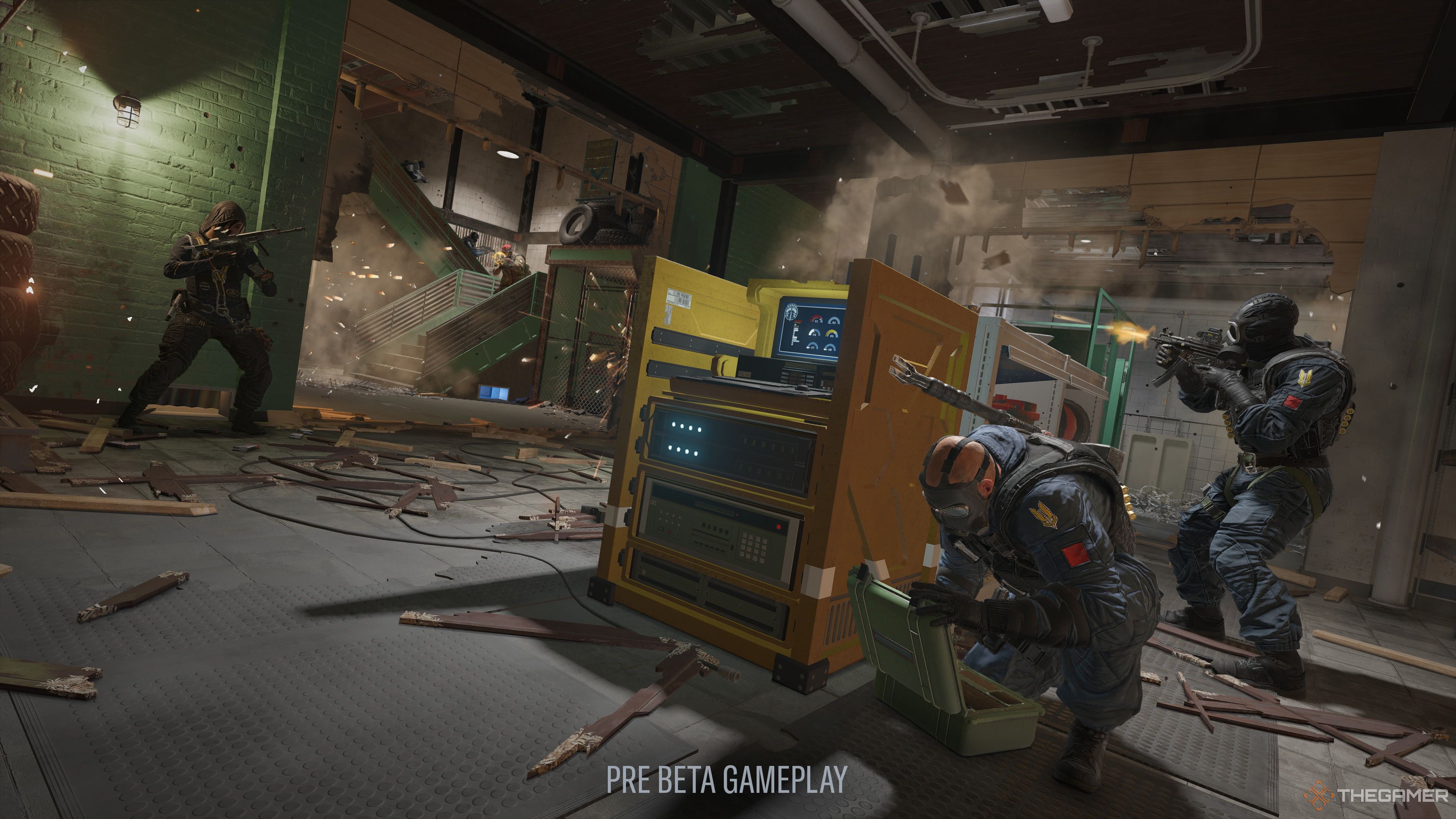 Rainbow Six Siege attackers and defenders.